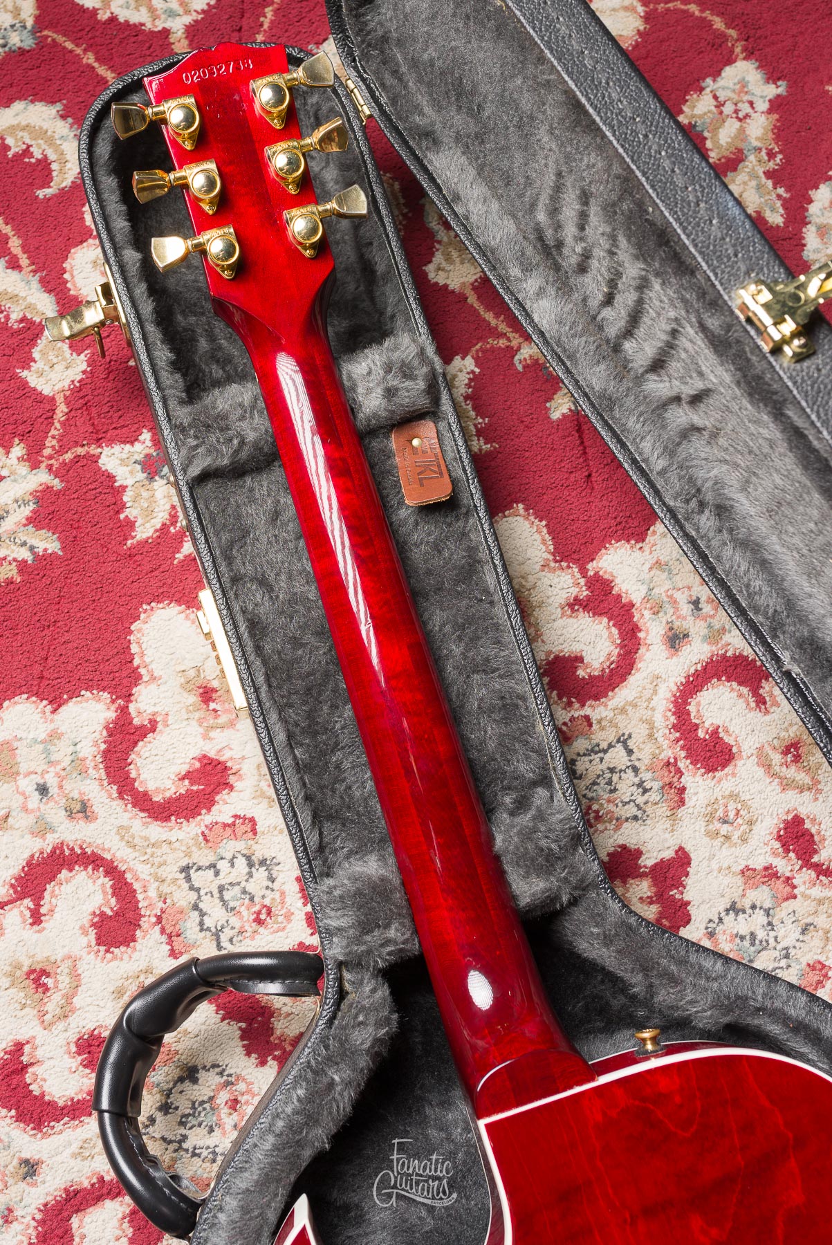 Gibson ES-135 Bigsby 2002 - Cherry #02032738 Segunda Mano