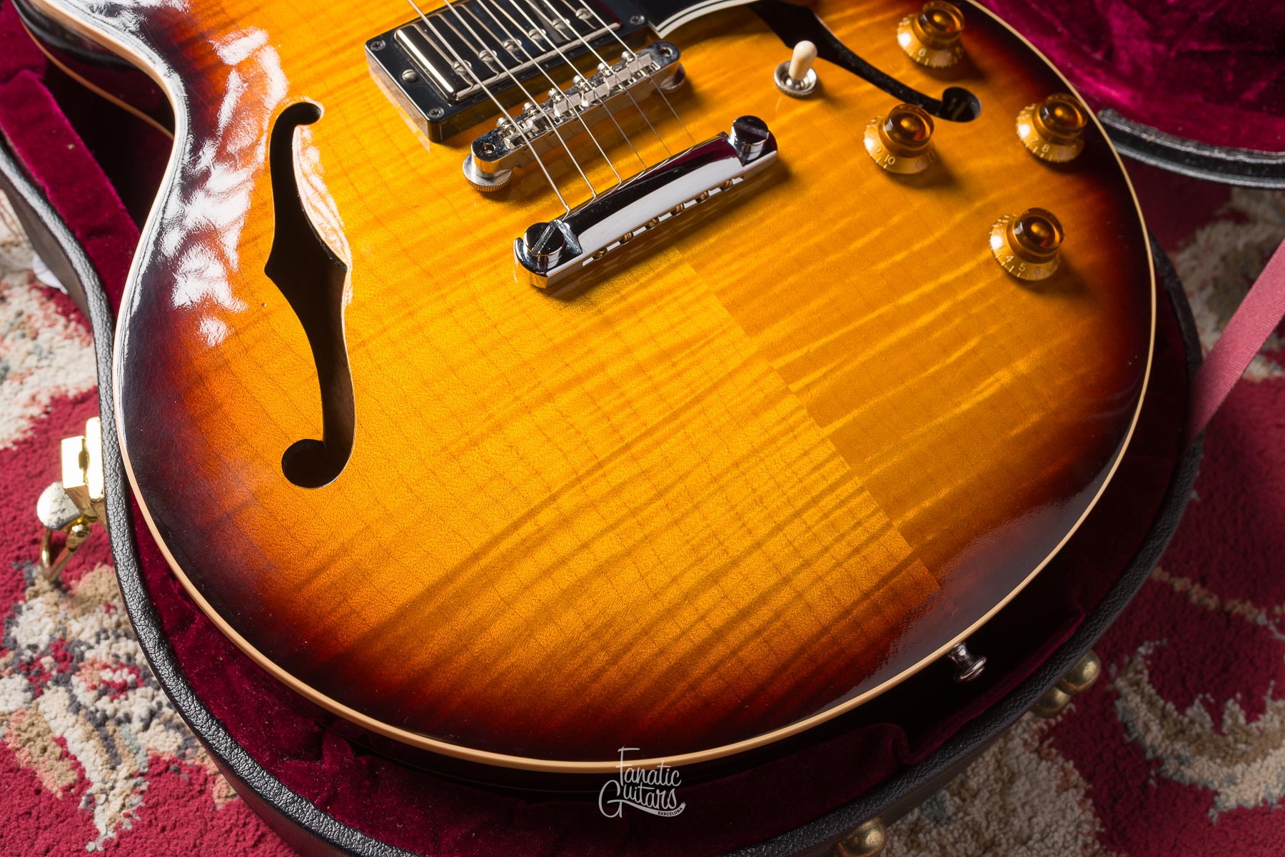 Gibson Custom Shop CS-336F - Figured Vintage Sunburst #CS002605 Segunda Mano