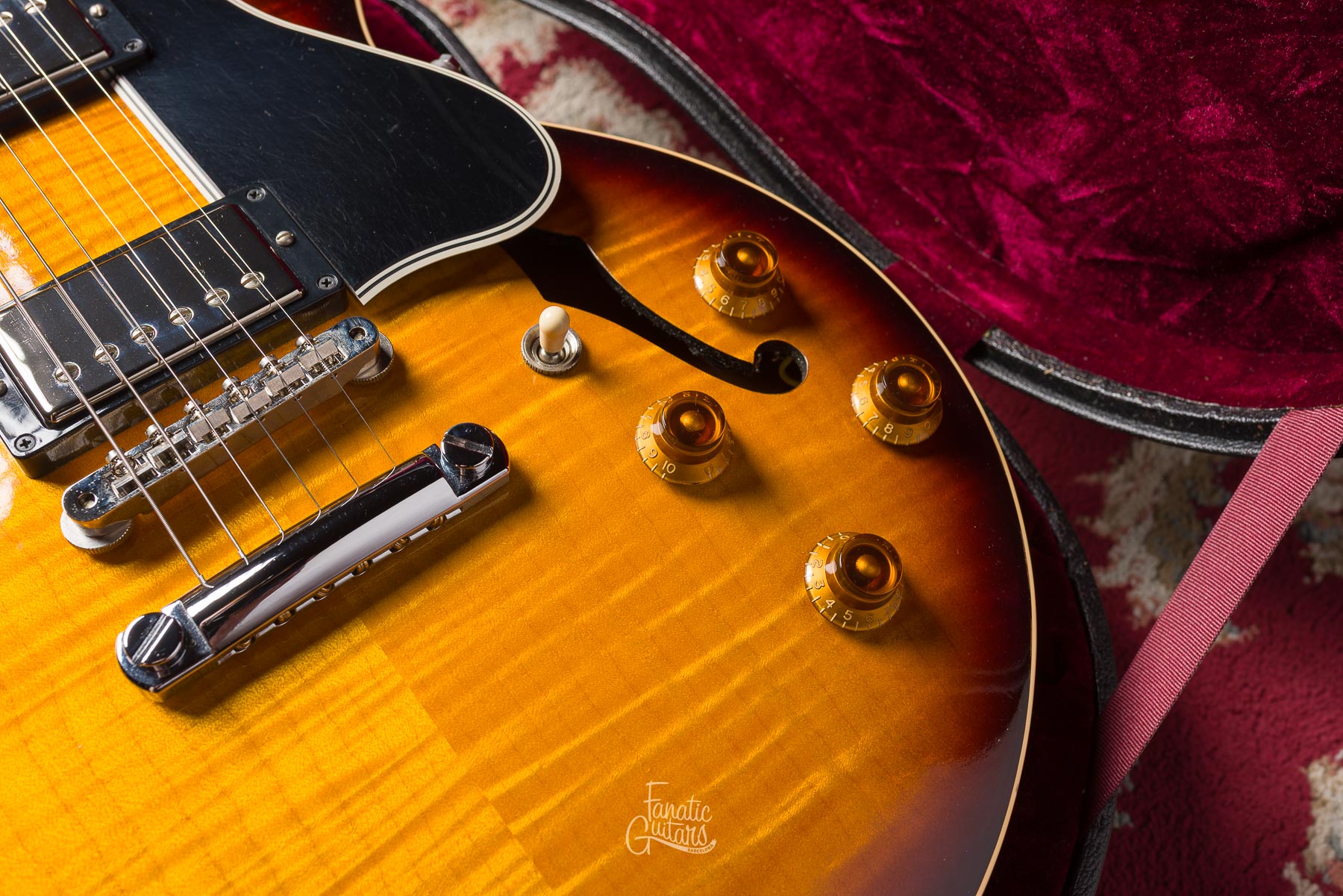 Gibson Custom Shop CS-336F - Figured Vintage Sunburst #CS002605 Segunda Mano