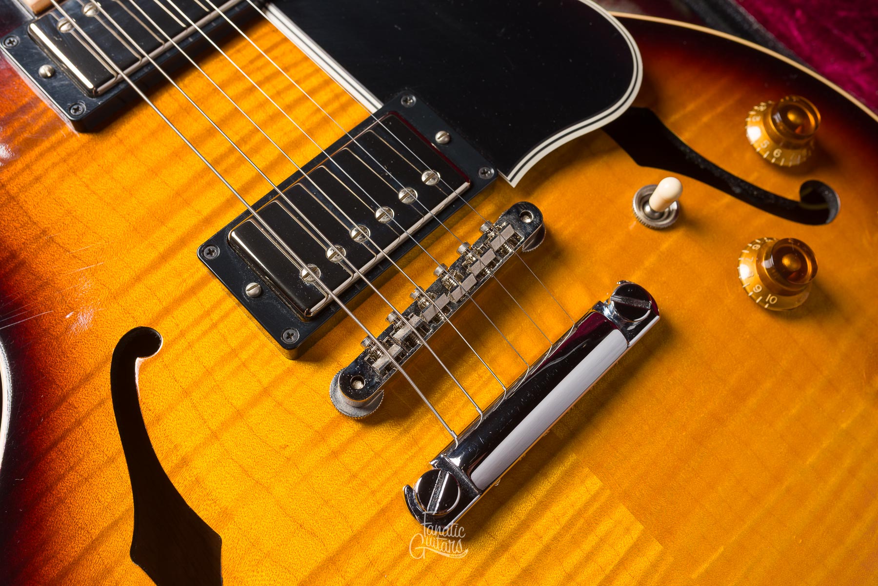 Gibson Custom Shop CS-336F - Figured Vintage Sunburst #CS002605 Segunda Mano