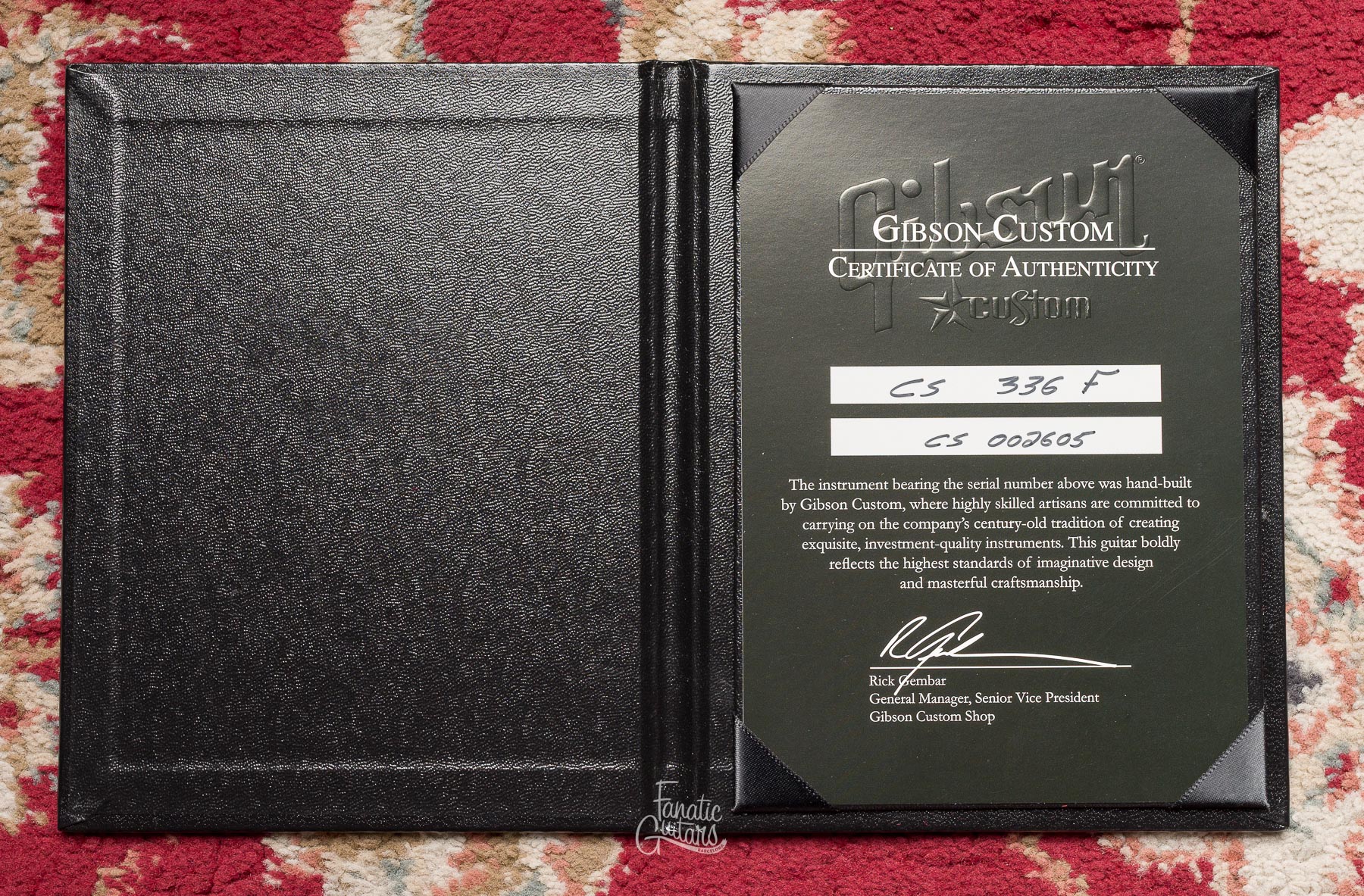 Gibson Custom Shop CS-336F - Figured Vintage Sunburst #CS002605 Segunda Mano