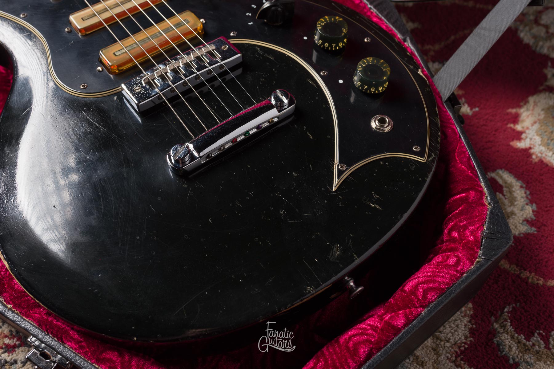 Gibson S-1 - Ebony #400519 Segunda Mano