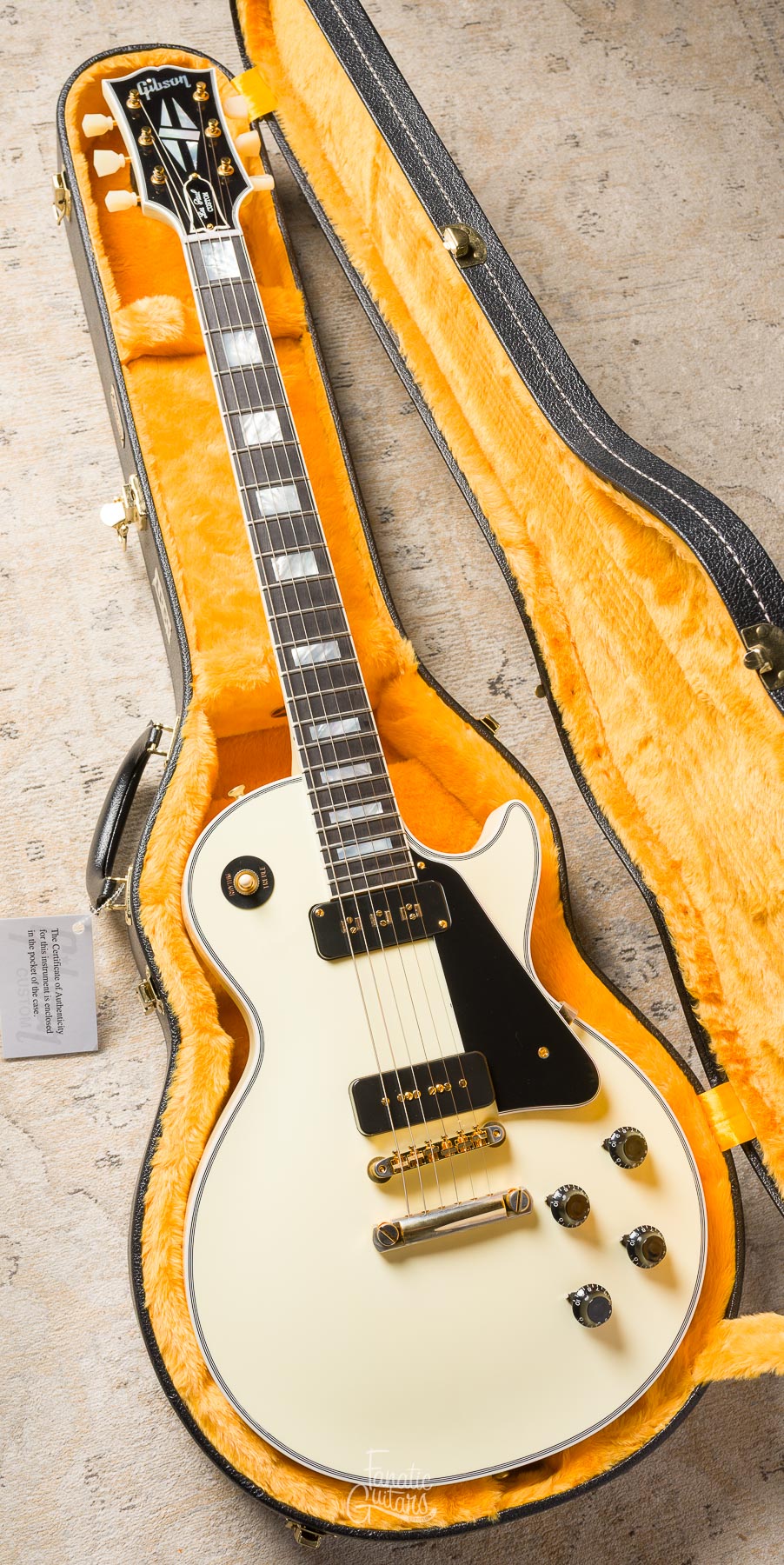 Gibson Custom Shop M2M Les Paul Custom 1954 Reissue VOS – Classic White