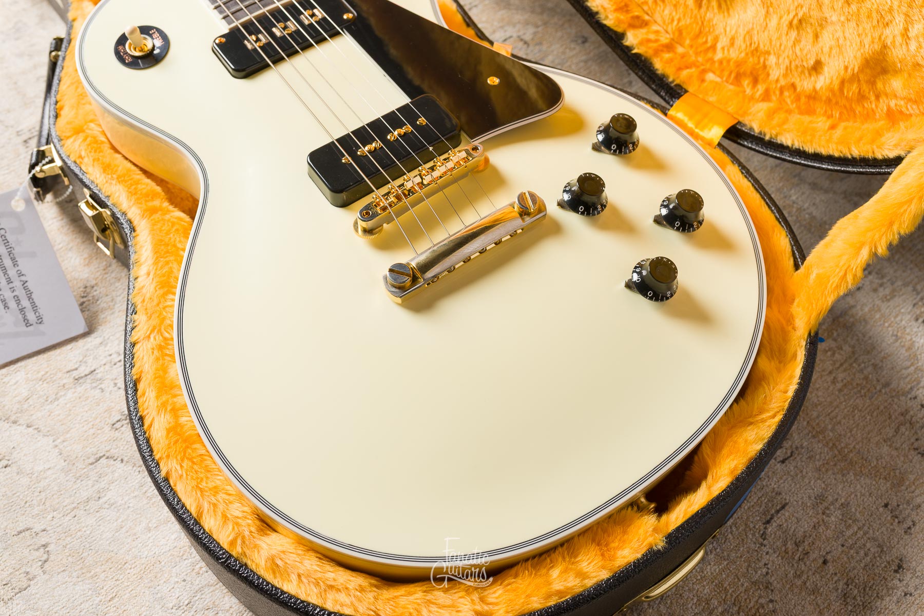 Gibson Custom Shop M2M Les Paul Custom 1954 Reissue VOS – Classic White