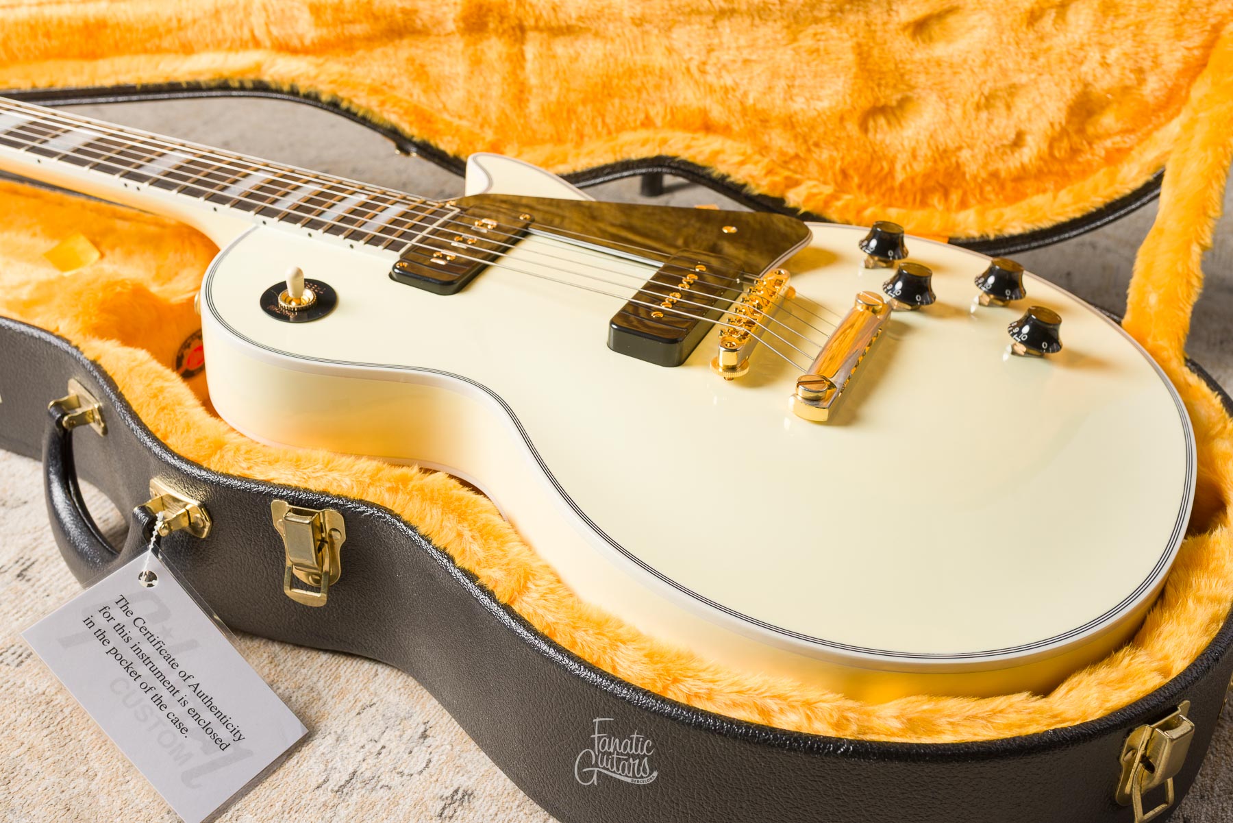 Gibson Custom Shop M2M Les Paul Custom 1954 Reissue VOS – Classic White