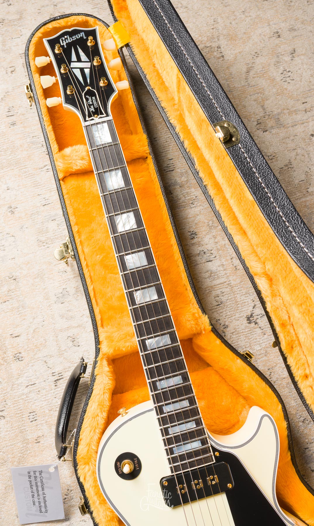 Gibson Custom Shop M2M Les Paul Custom 1954 Reissue VOS – Classic White