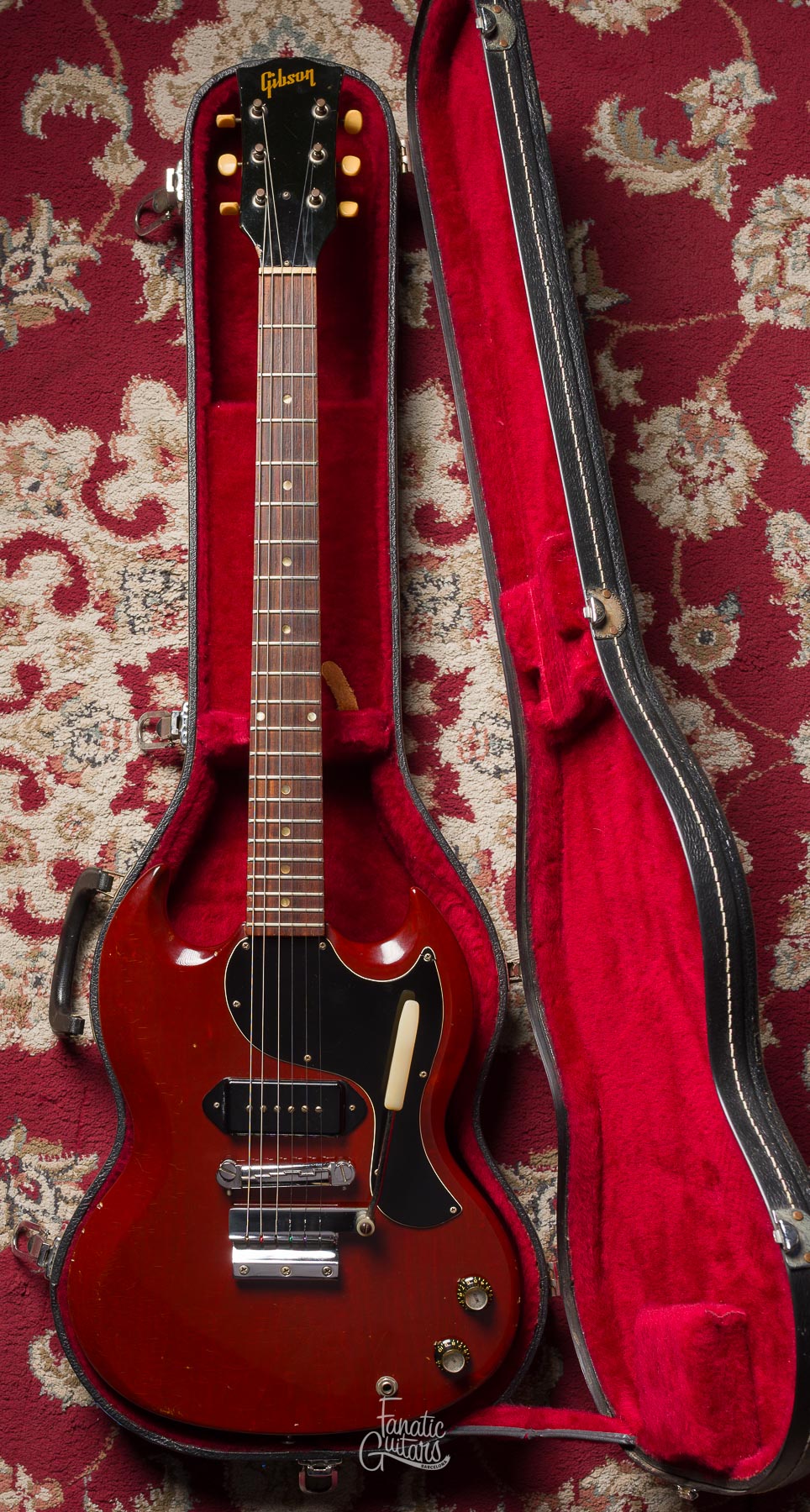 Gibson SG Junior Vibrola 1965 - Cherry #516073 Segunda Mano