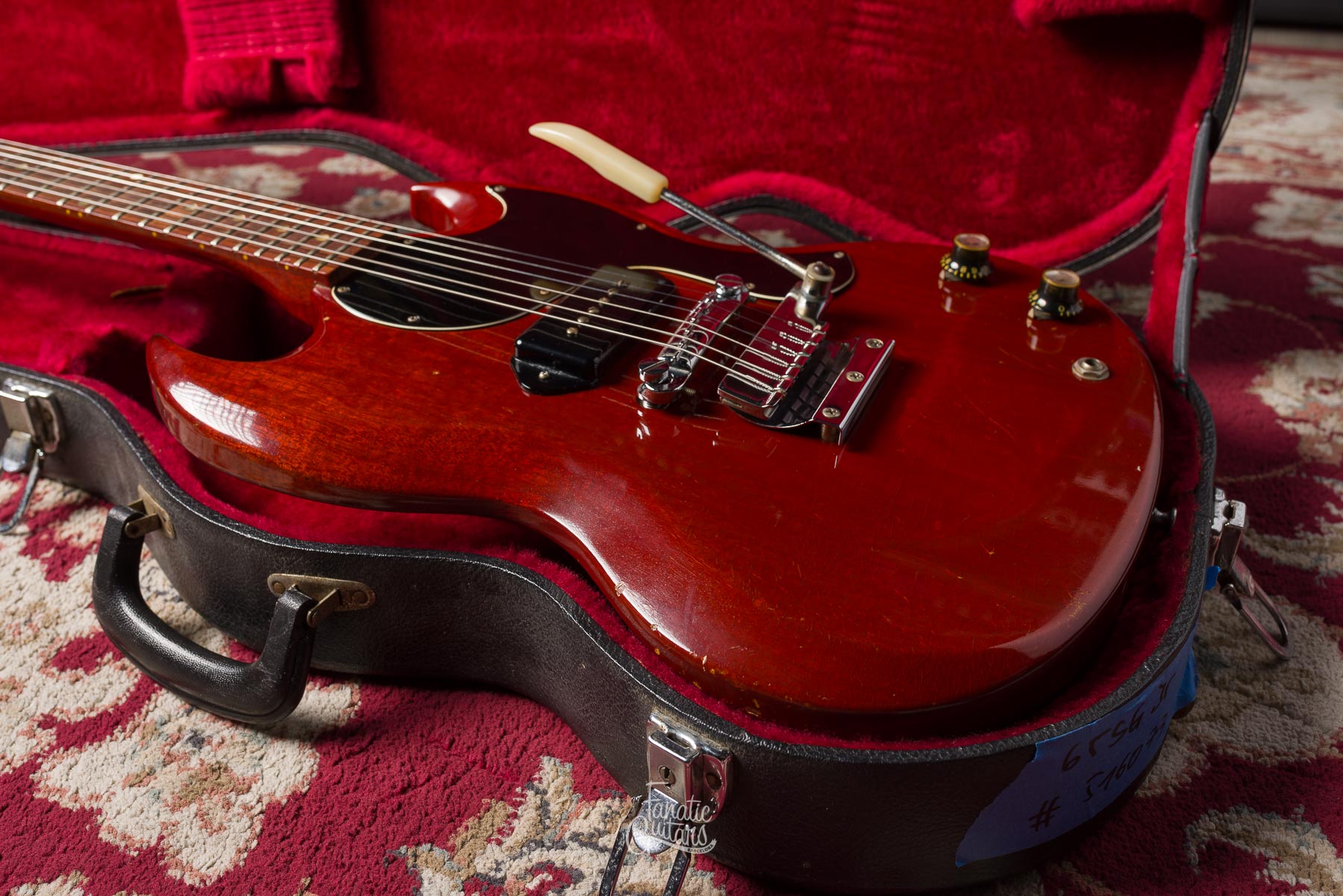 Gibson SG Junior Vibrola 1965 - Cherry #516073 Segunda Mano