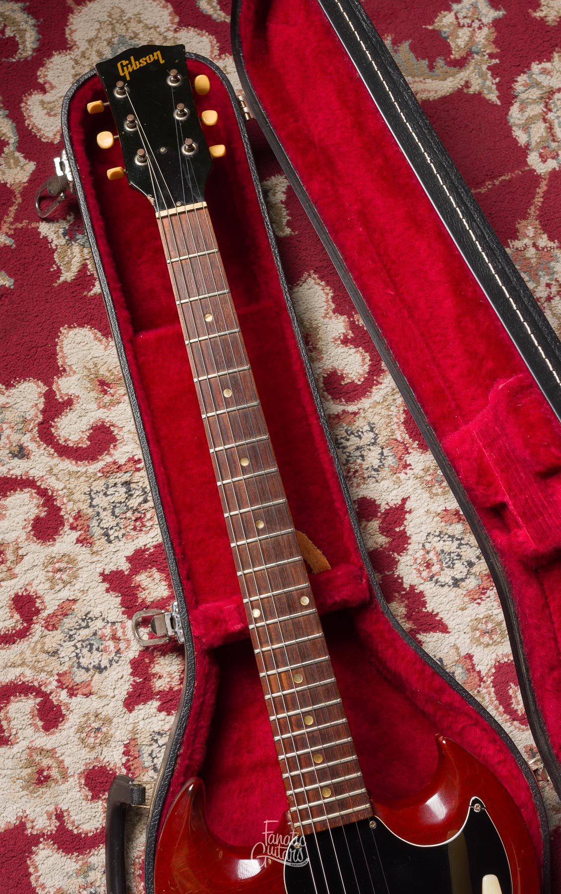 Gibson SG Junior Vibrola 1965 - Cherry #516073 Segunda Mano