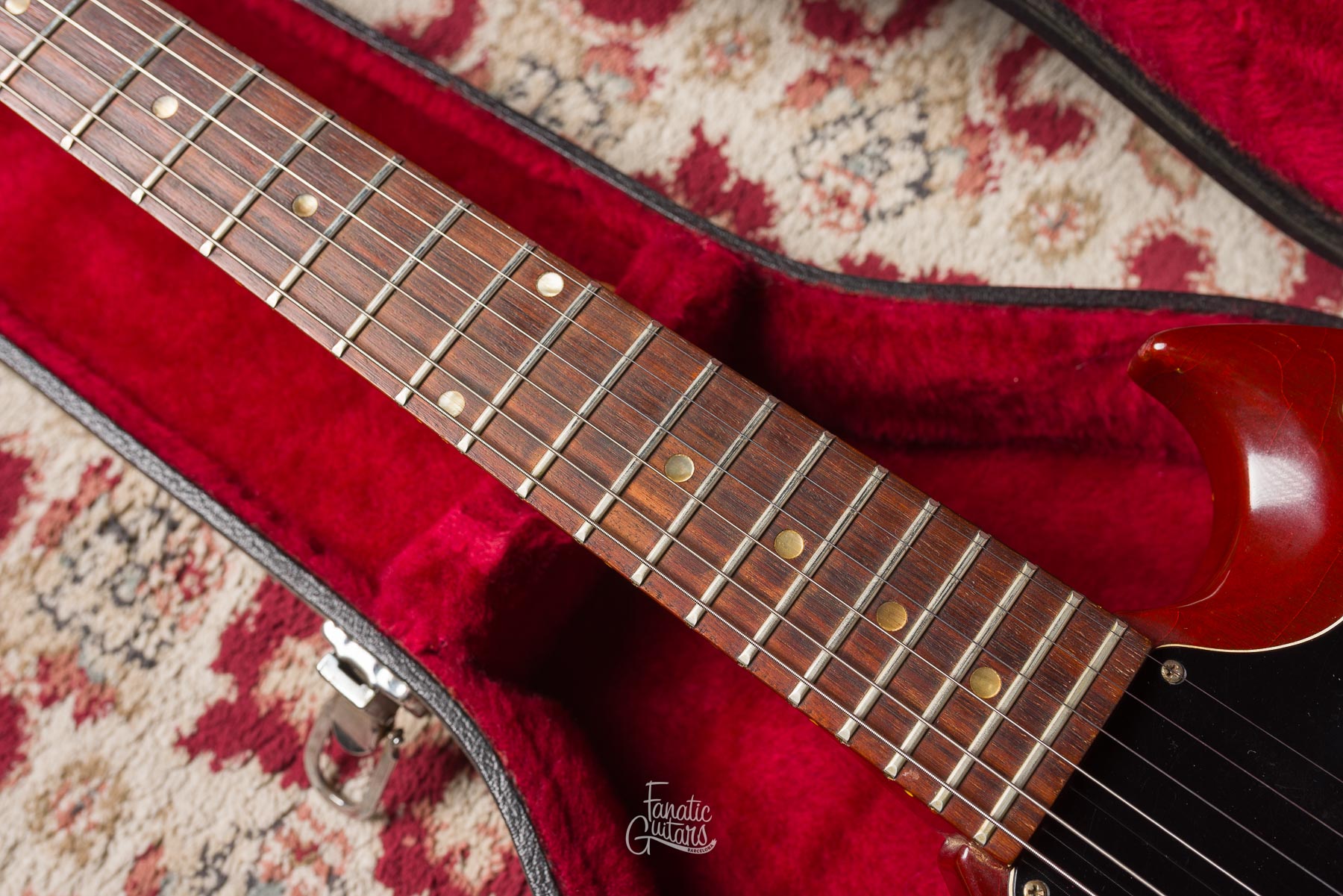 Gibson SG Junior Vibrola 1965 - Cherry #516073 Segunda Mano