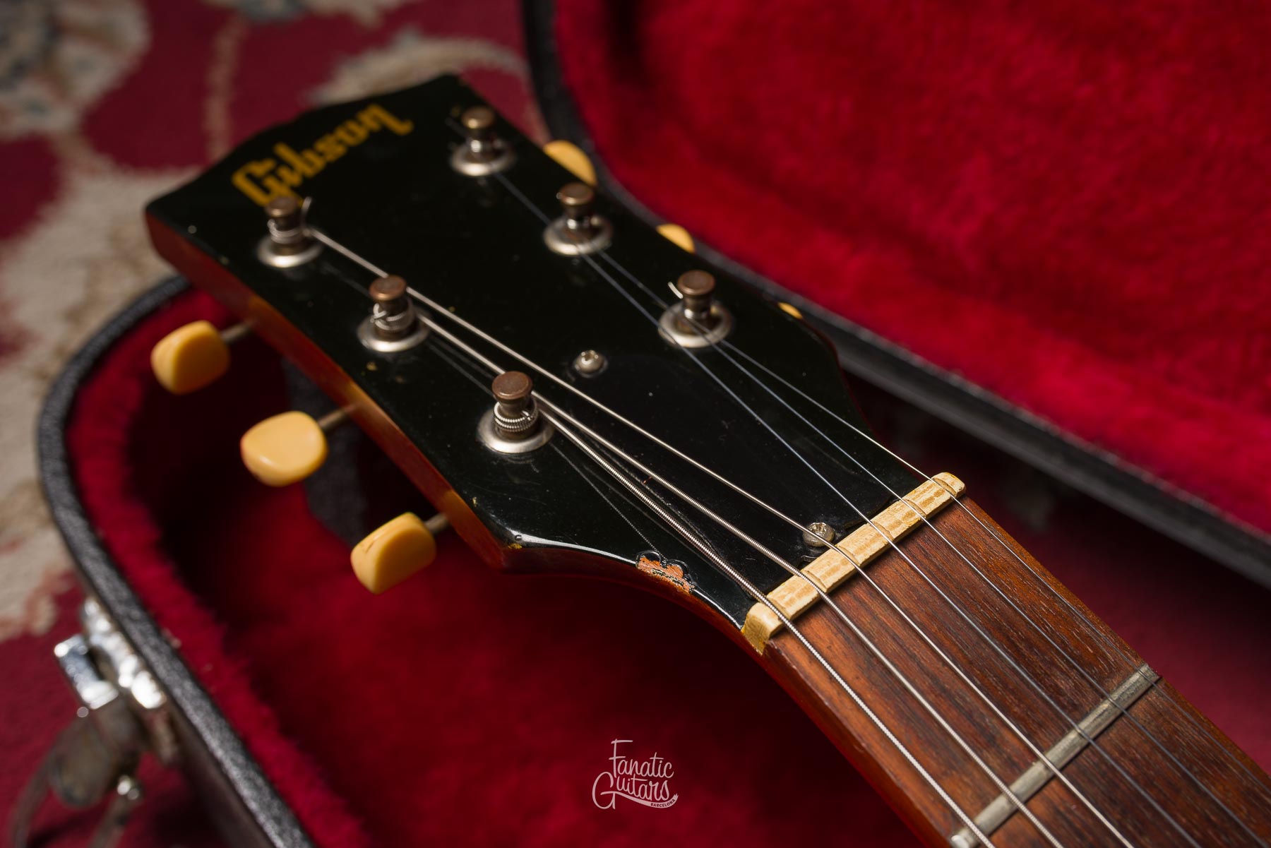 Gibson SG Junior Vibrola 1965 - Cherry #516073 Segunda Mano