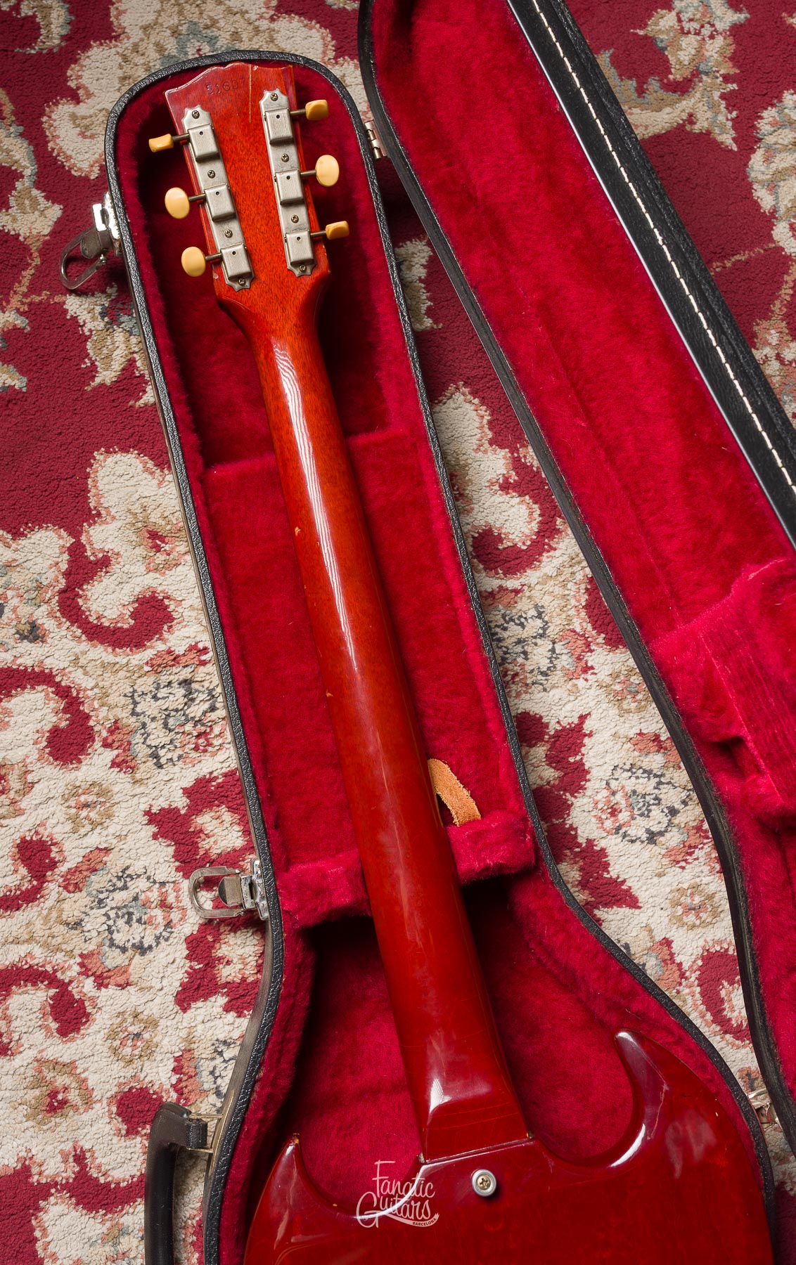 Gibson SG Junior Vibrola 1965 - Cherry #516073 Segunda Mano