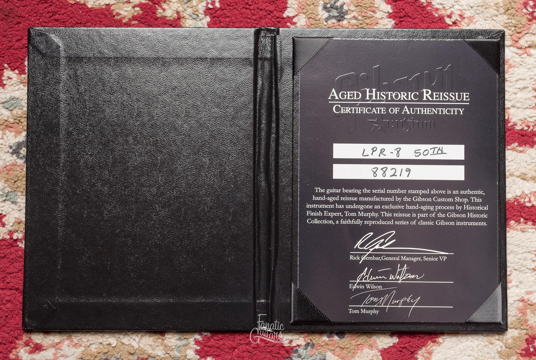 Gibson Custom Shop 50th Anniversary Les Paul Standard '58 #88219 Segunda Mano