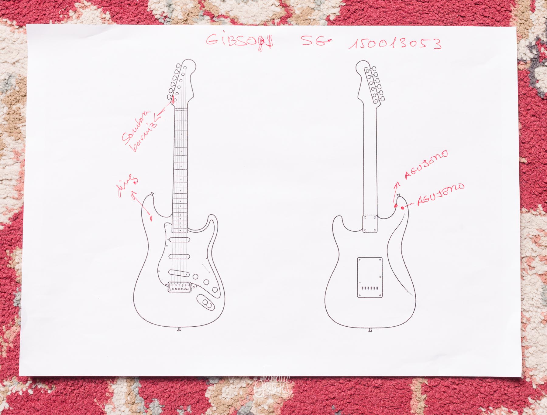 Gibson Custom Shop '63 SG Custom Reissue #150013053 Segunda Mano