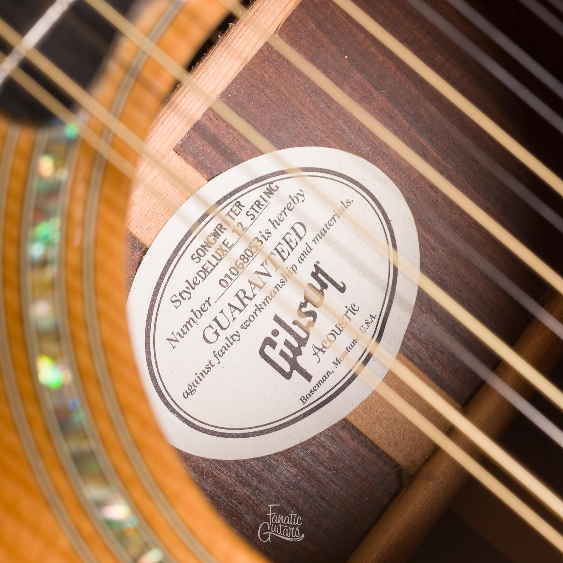 Gibson Songwriter Deluxe 12-String #01068053 Second Hand
