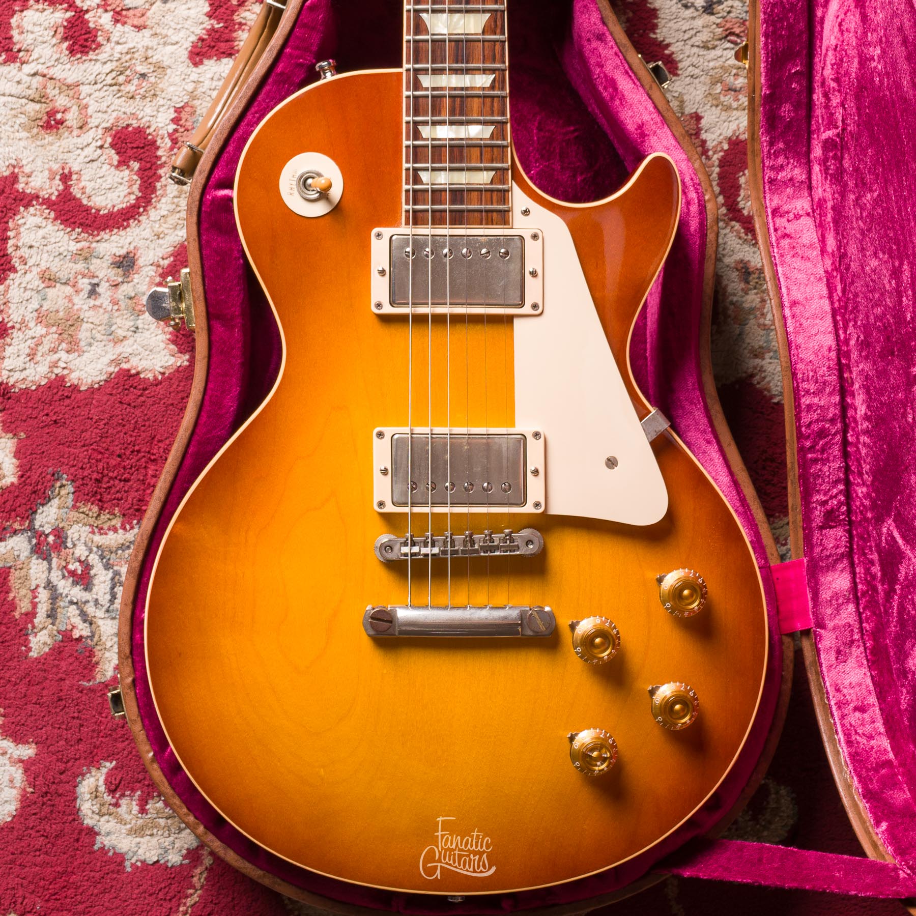 Gibson Custom Shop 1958 Les Paul Standard Reissue R8 - Honey Burst #821489 Segunda Mano
