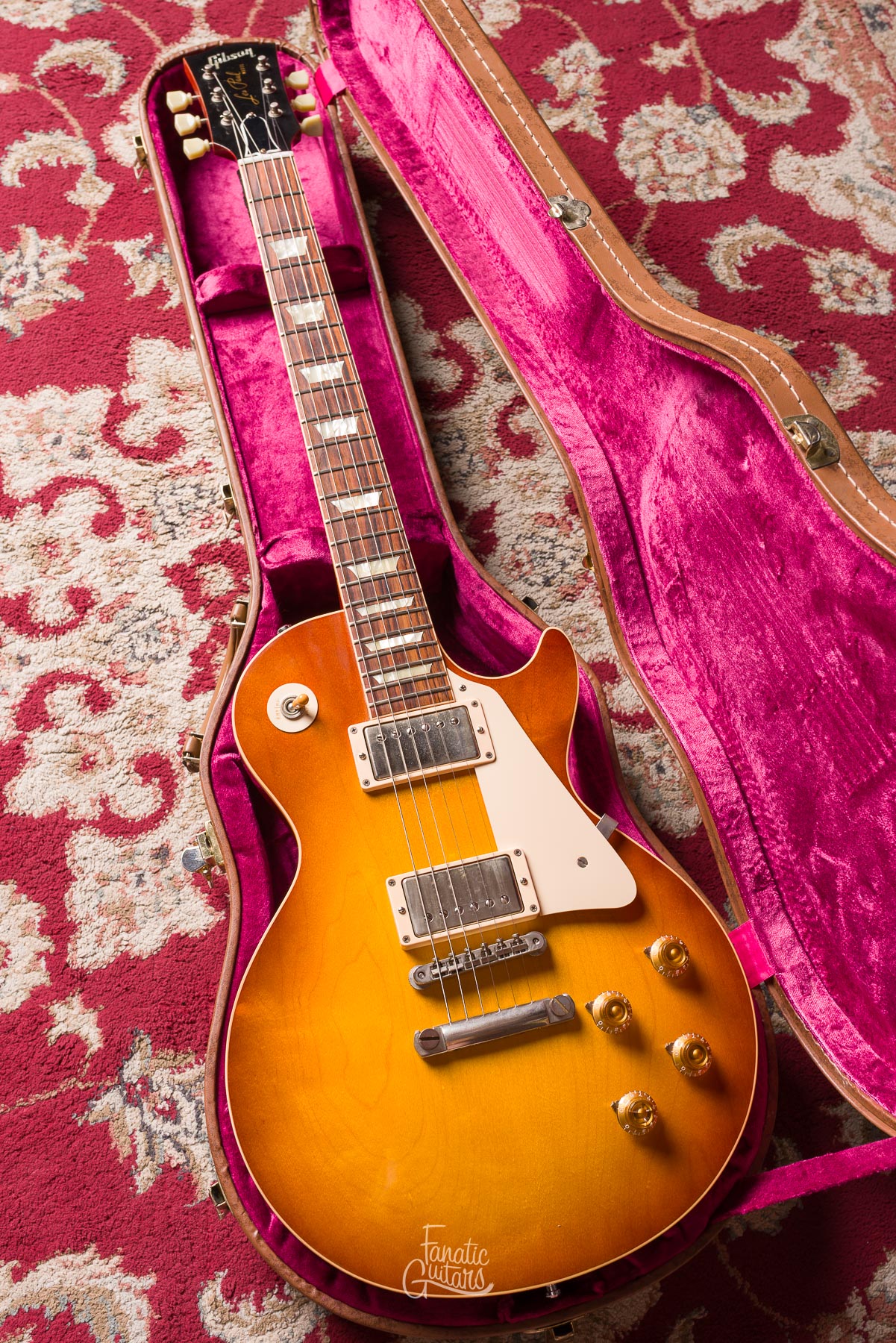 Gibson Custom Shop 1958 Les Paul Standard Reissue R8 - Honey Burst #821489 Segunda Mano