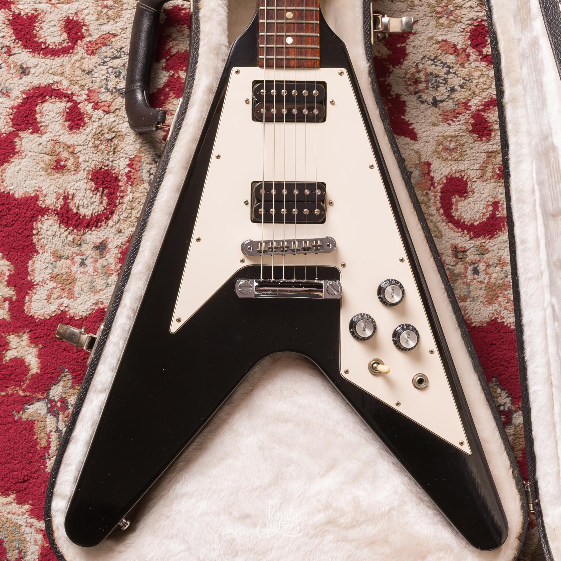 Gibson Flying V 1968 Reissue - Ebony #001991457 Second Hand