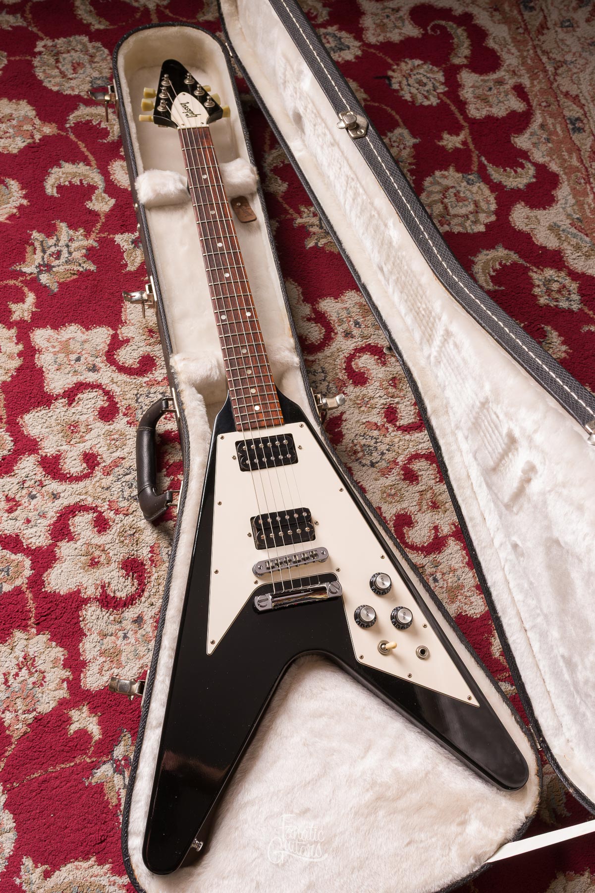 Gibson Flying V 1968 Reissue - Ebony #001991457 Second Hand