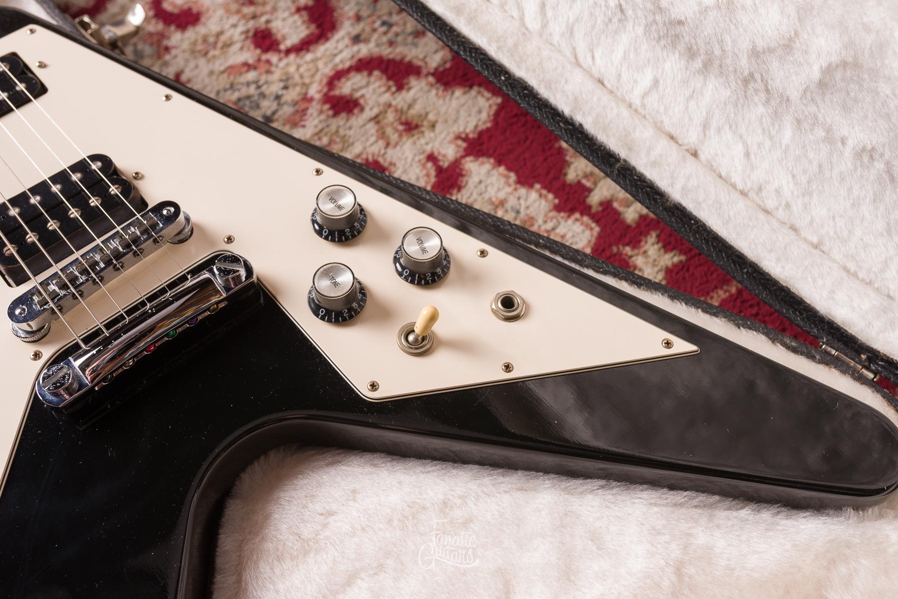 Gibson Flying V 1968 Reissue - Ebony #001991457 Second Hand