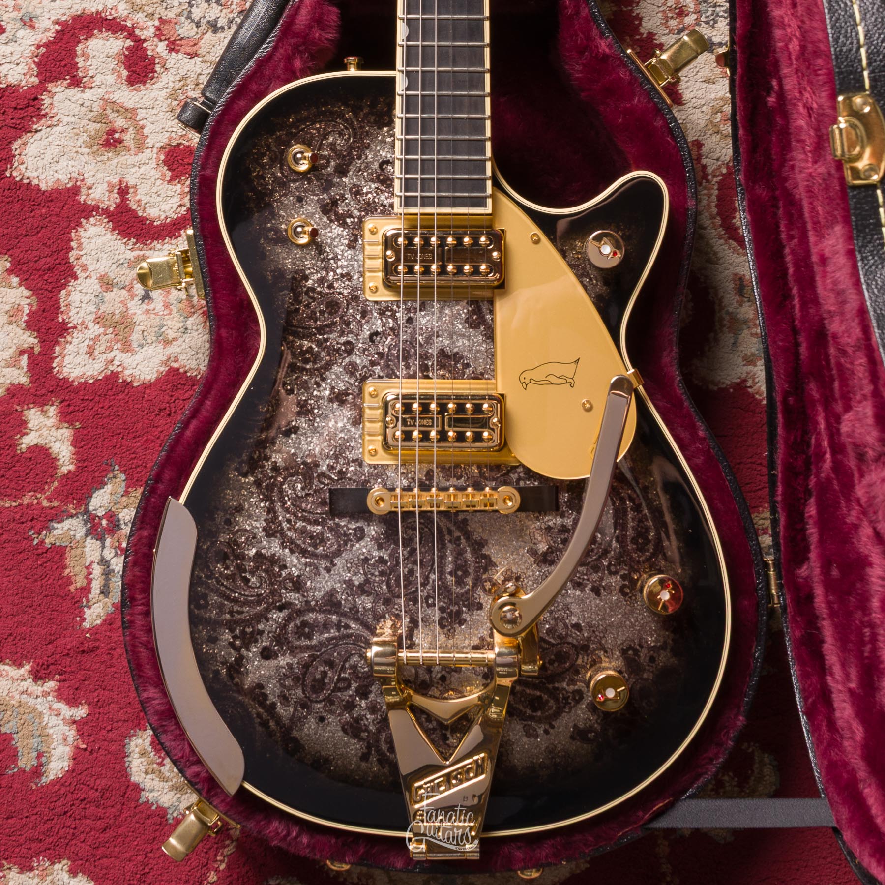 Gretsch G6134TG Limited Edition Paisley Penguin - Black #JT23041332 Second Hand