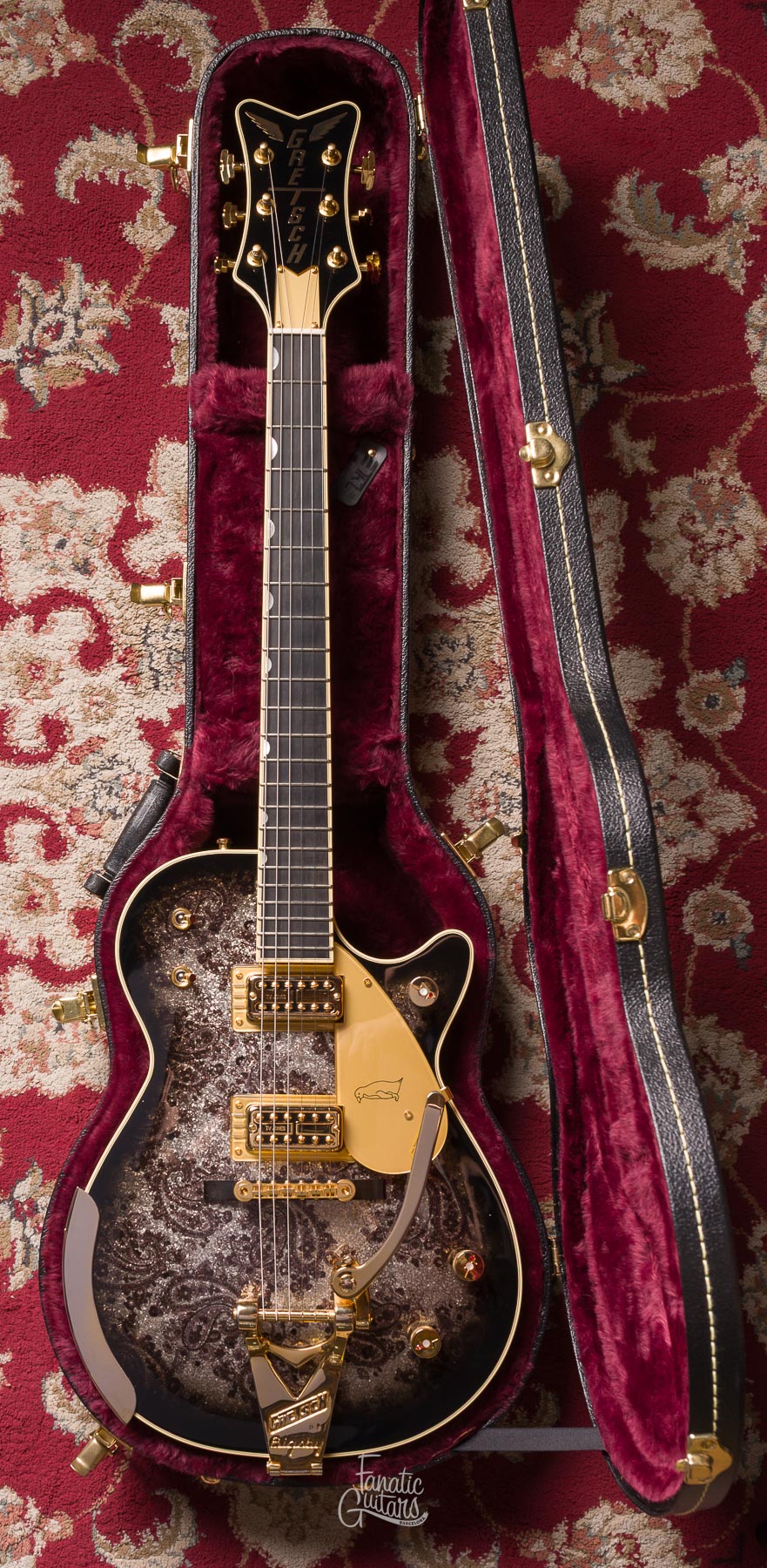 Gretsch G6134TG Limited Edition Paisley Penguin - Black #JT23041332 Second Hand