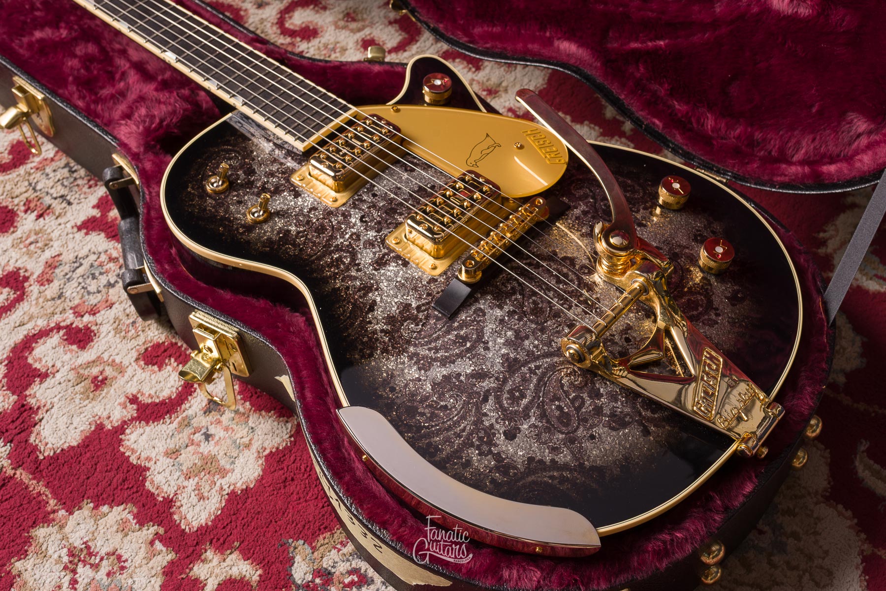 Gretsch G6134TG Limited Edition Paisley Penguin - Black #JT23041332 Second Hand