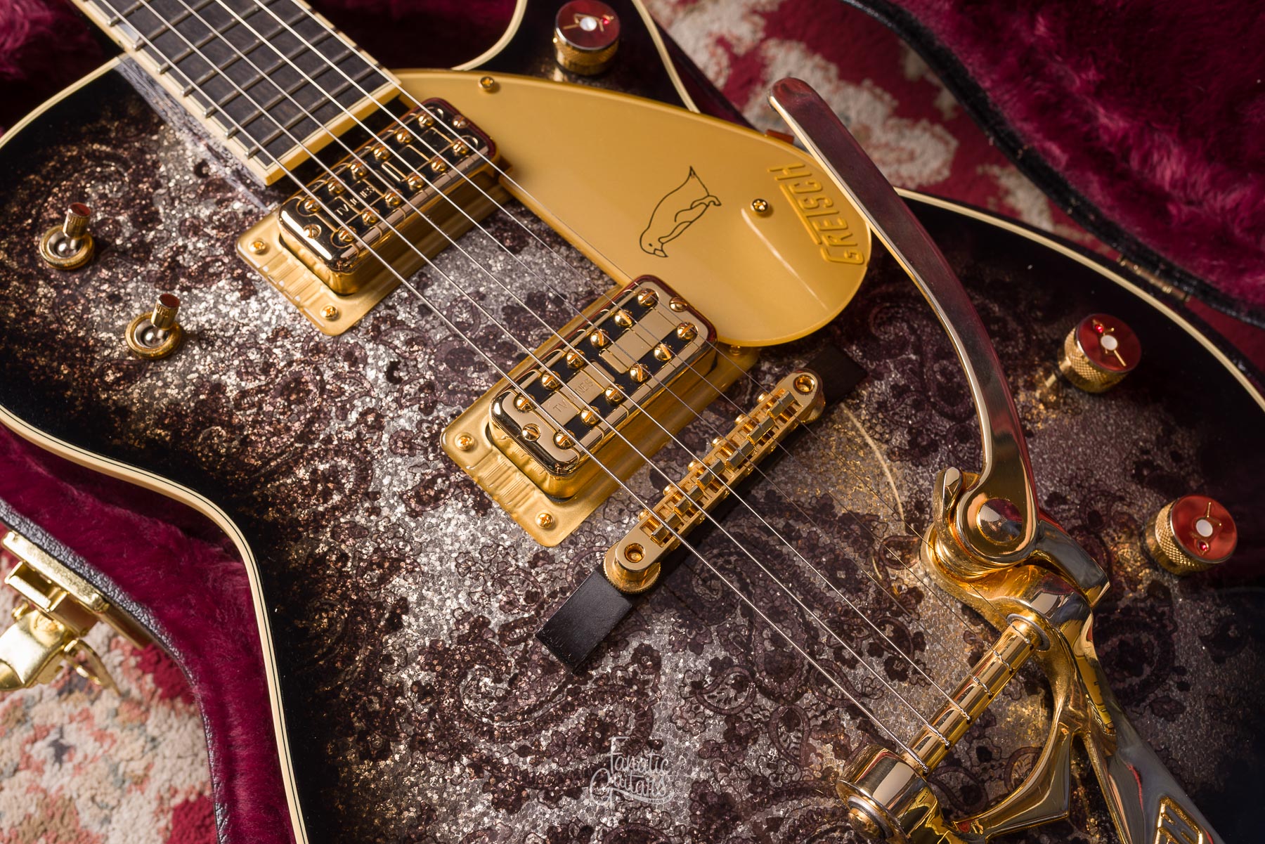 Gretsch G6134TG Limited Edition Paisley Penguin - Black #JT23041332 Second Hand