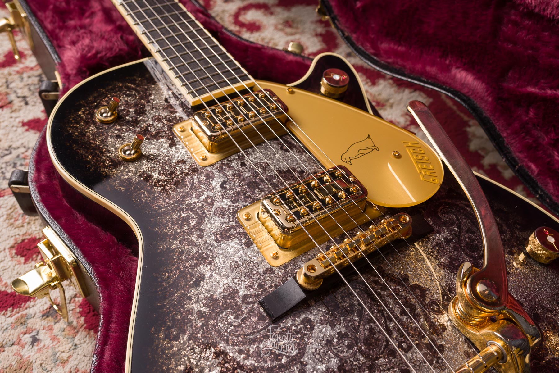 Gretsch G6134TG Limited Edition Paisley Penguin - Black #JT23041332 Second Hand