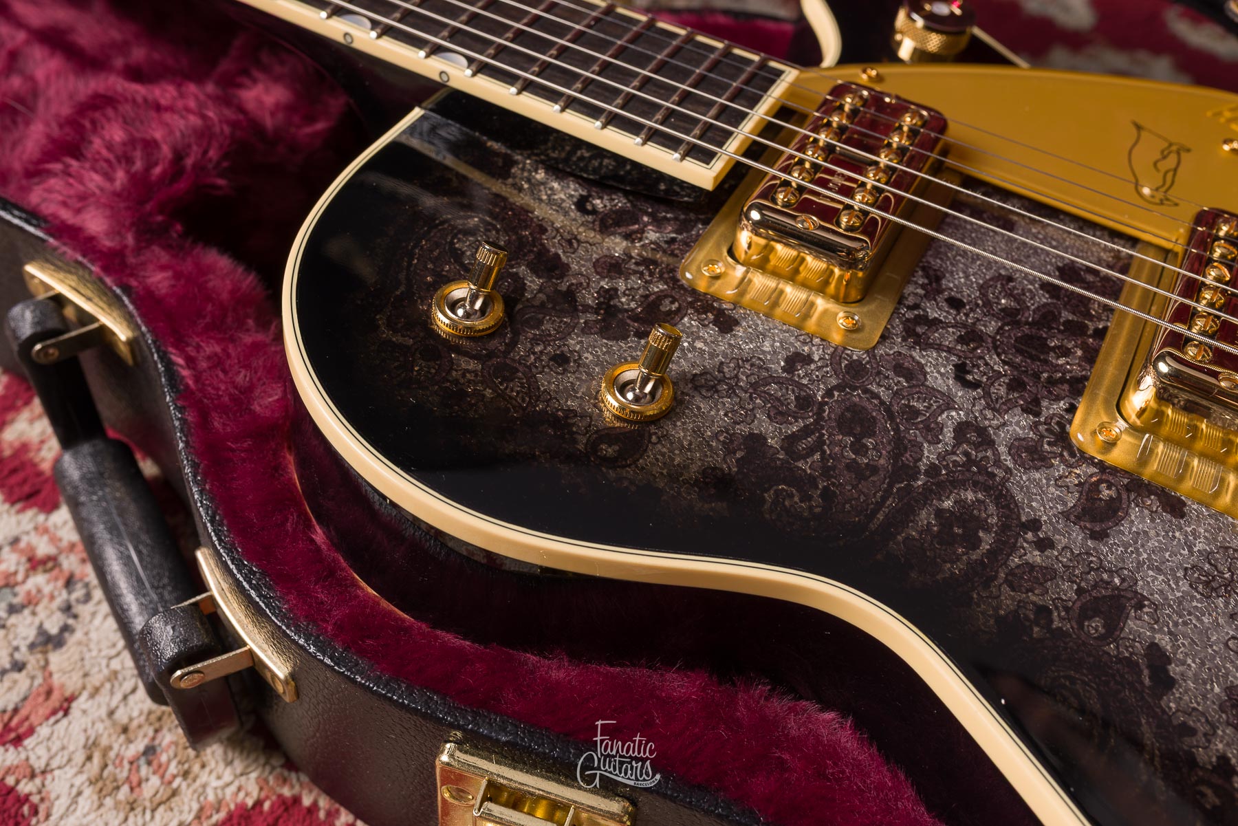 Gretsch G6134TG Limited Edition Paisley Penguin - Black #JT23041332 Second Hand