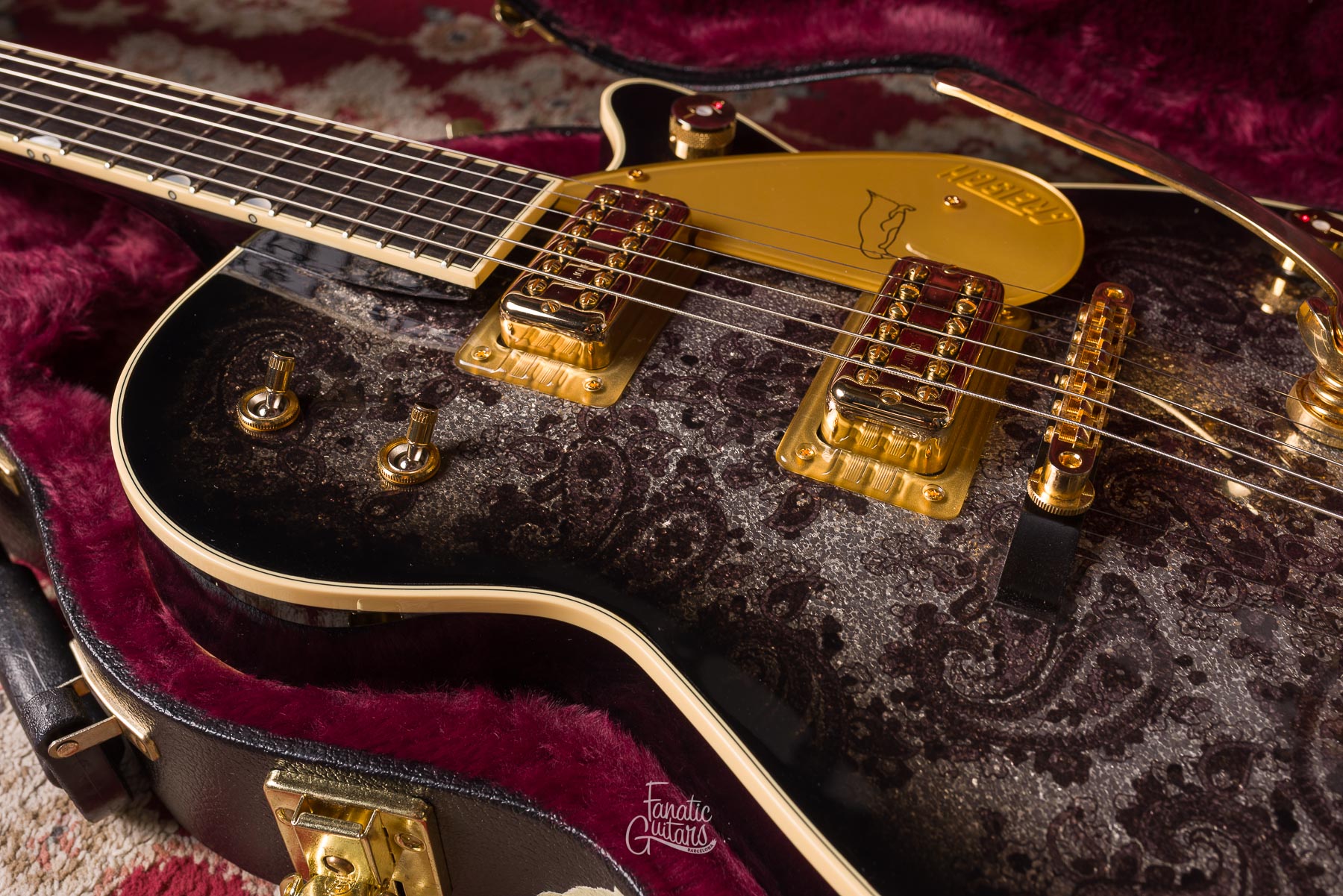 Gretsch G6134TG Limited Edition Paisley Penguin - Black #JT23041332 Second Hand