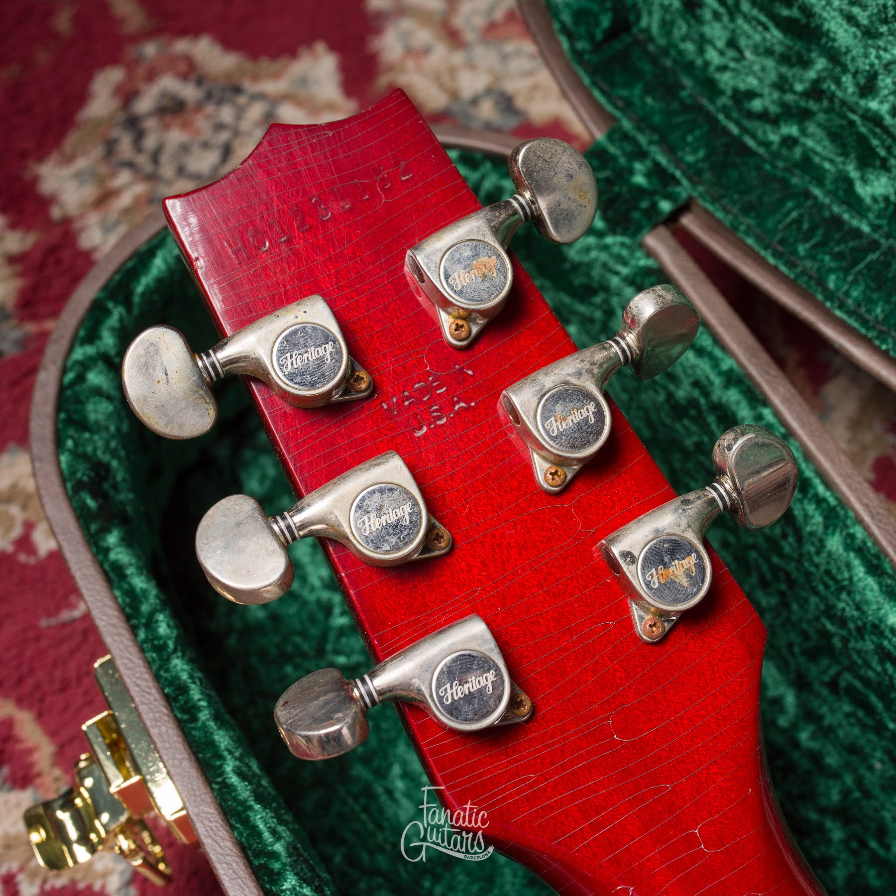 Heritage Custom Shop Core H-150 - Dark Cherry Sunburst (Artisan Aged) #HC1231192 Second Hand