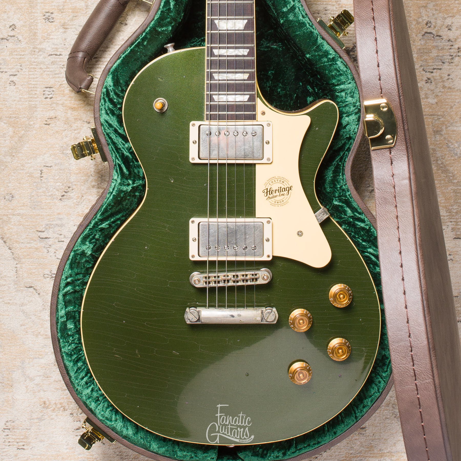 Heritage Guitars Custom Shop Core H-150 - Cadillac Green (Artisan Aged) #HC1240575