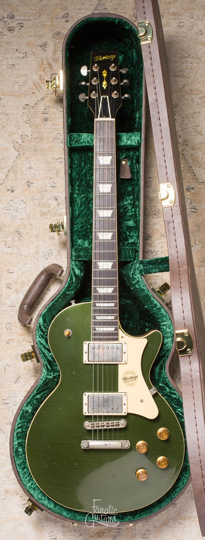 Heritage Guitars Custom Shop Core H-150 - Cadillac Green (Artisan Aged) #HC1240575