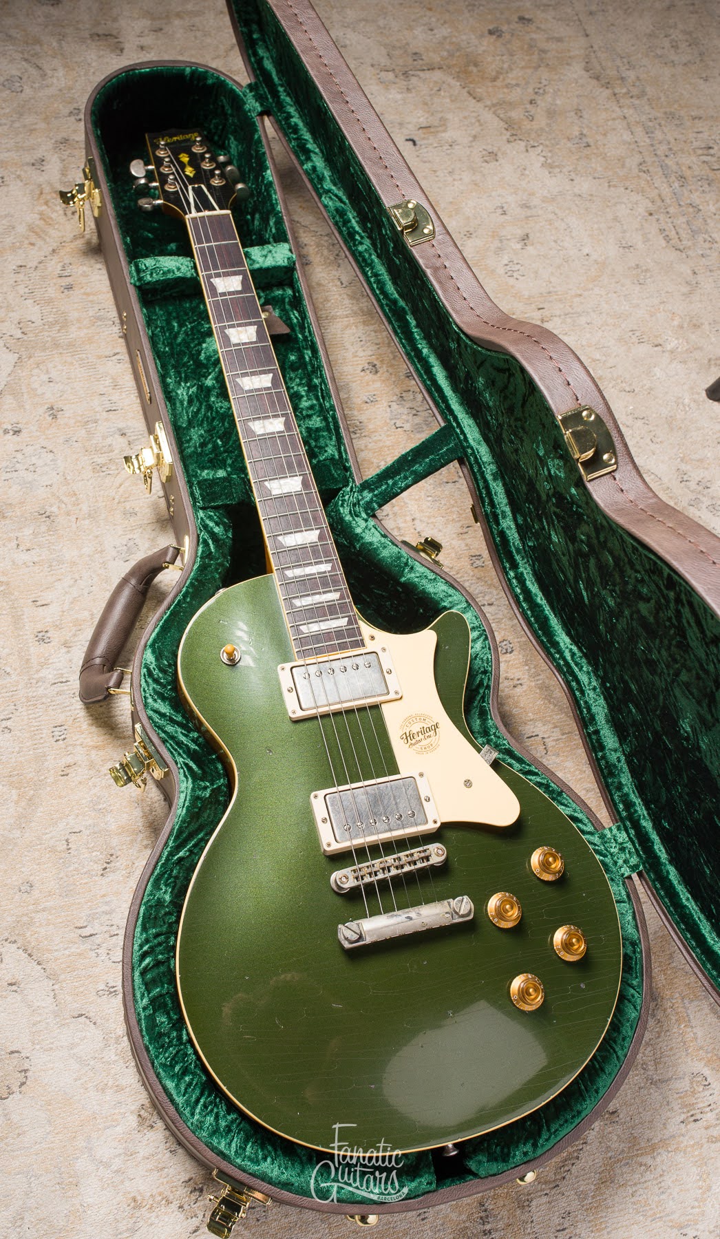 Heritage Guitars Custom Shop Core H-150 - Cadillac Green (Artisan Aged) #HC1240575