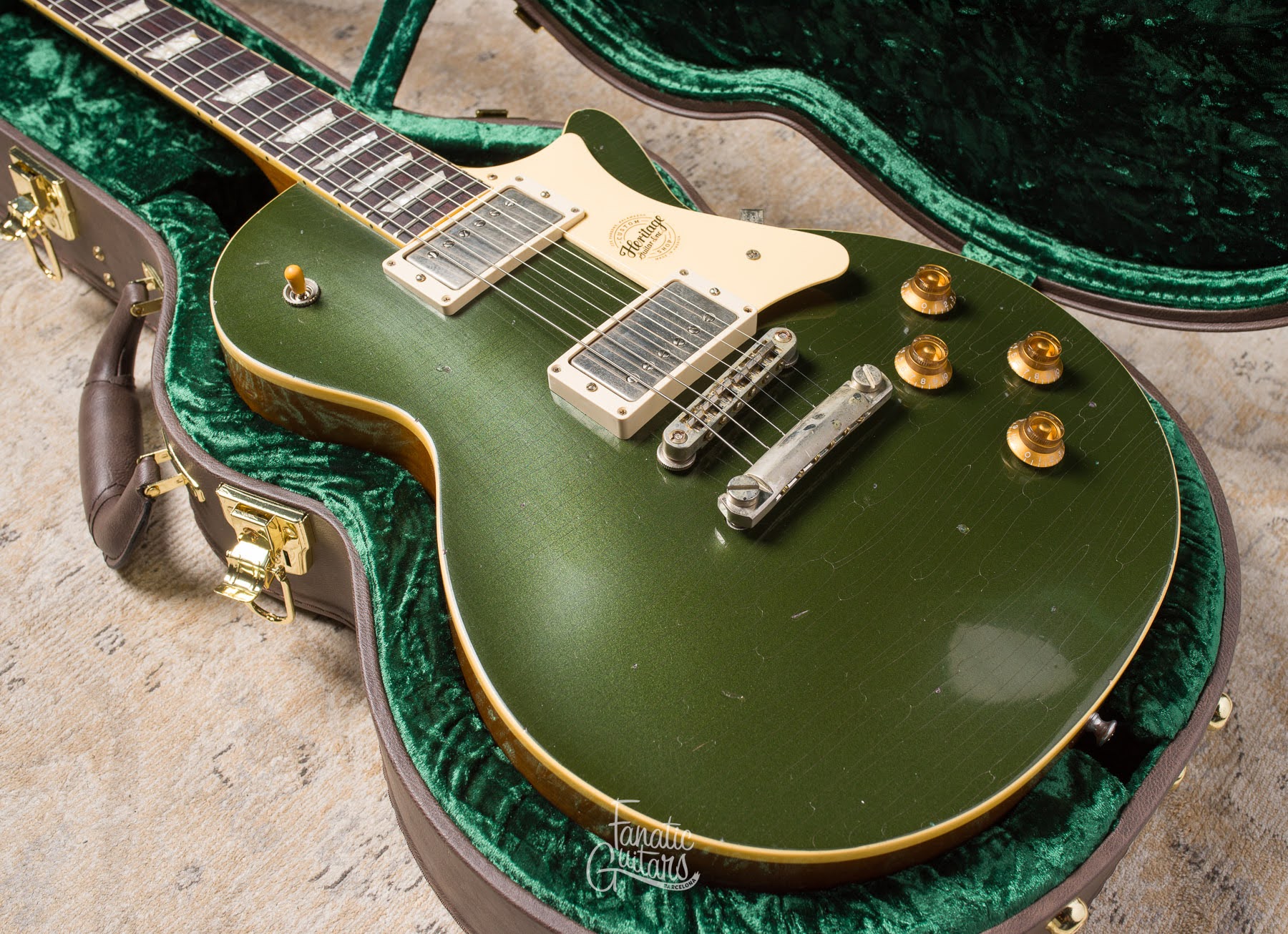 Heritage Guitars Custom Shop Core H-150 - Cadillac Green (Artisan Aged) #HC1240575