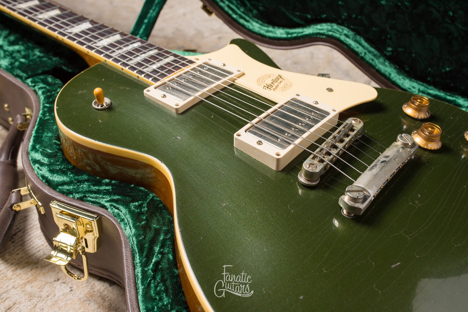 Heritage Guitars Custom Shop Core H-150 - Cadillac Green (Artisan Aged) #HC1240575
