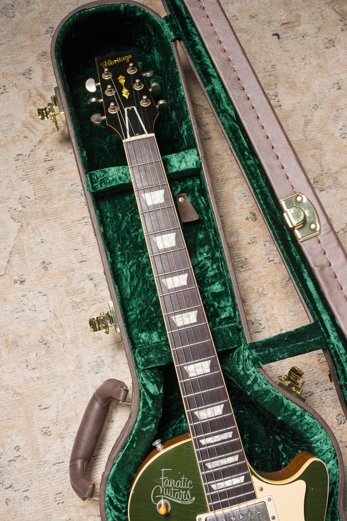 Heritage Guitars Custom Shop Core H-150 - Cadillac Green (Artisan Aged) #HC1240575