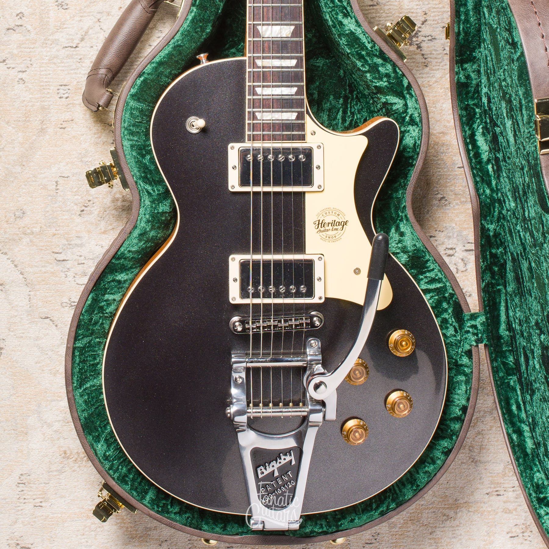 Heritage Custom Shop Core H-150 w/ Bigsgby - Space Black #HC1240345