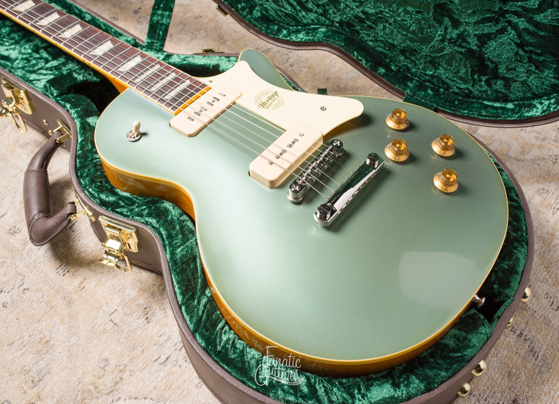 Heritage Custom Shop Core H-150 w/ Lollar P90 - Pelham Blue #HC1241073