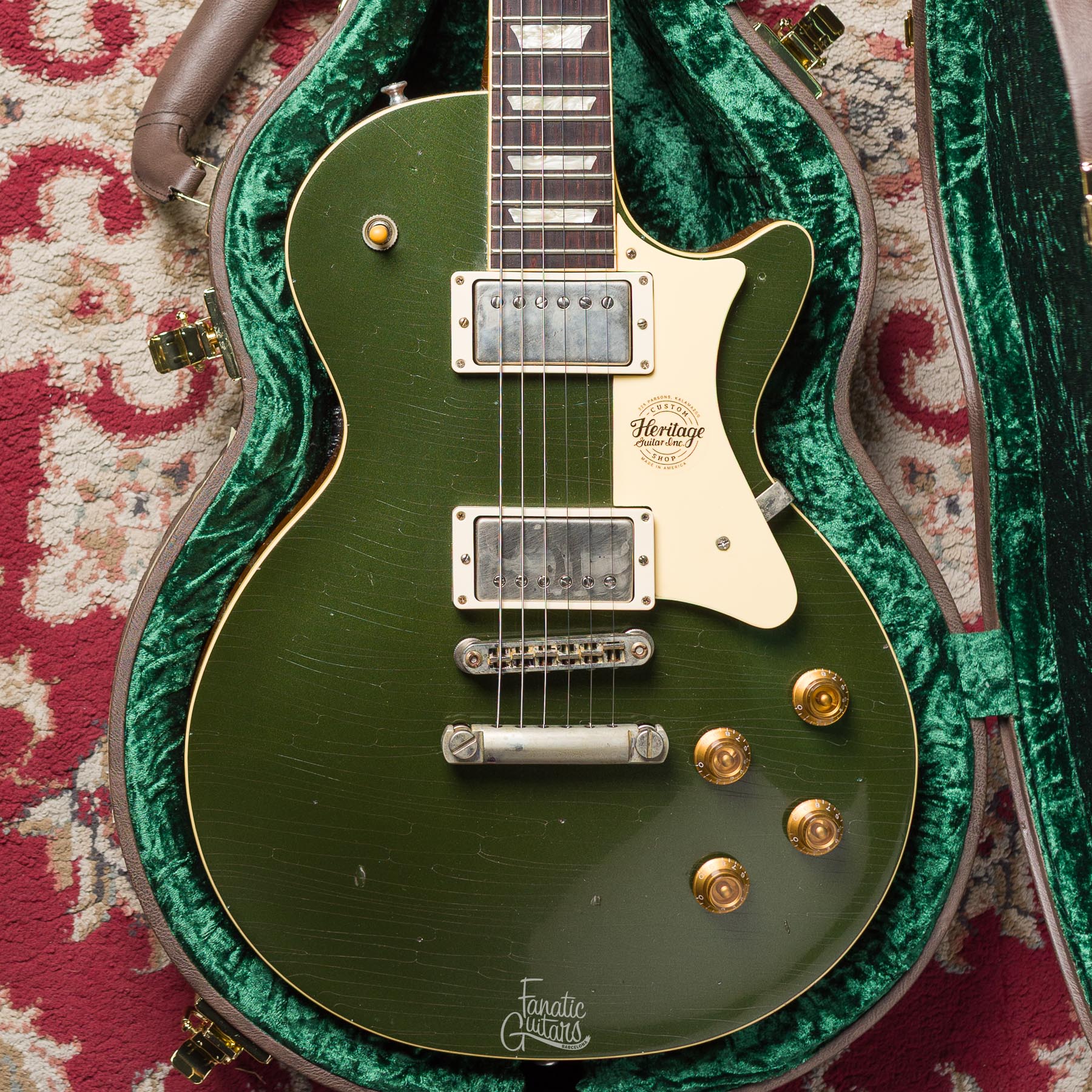 Heritage Custom Shop Core H-150 - Cadillac Green (Artisan Aged) #HC1240581 Segunda Mano