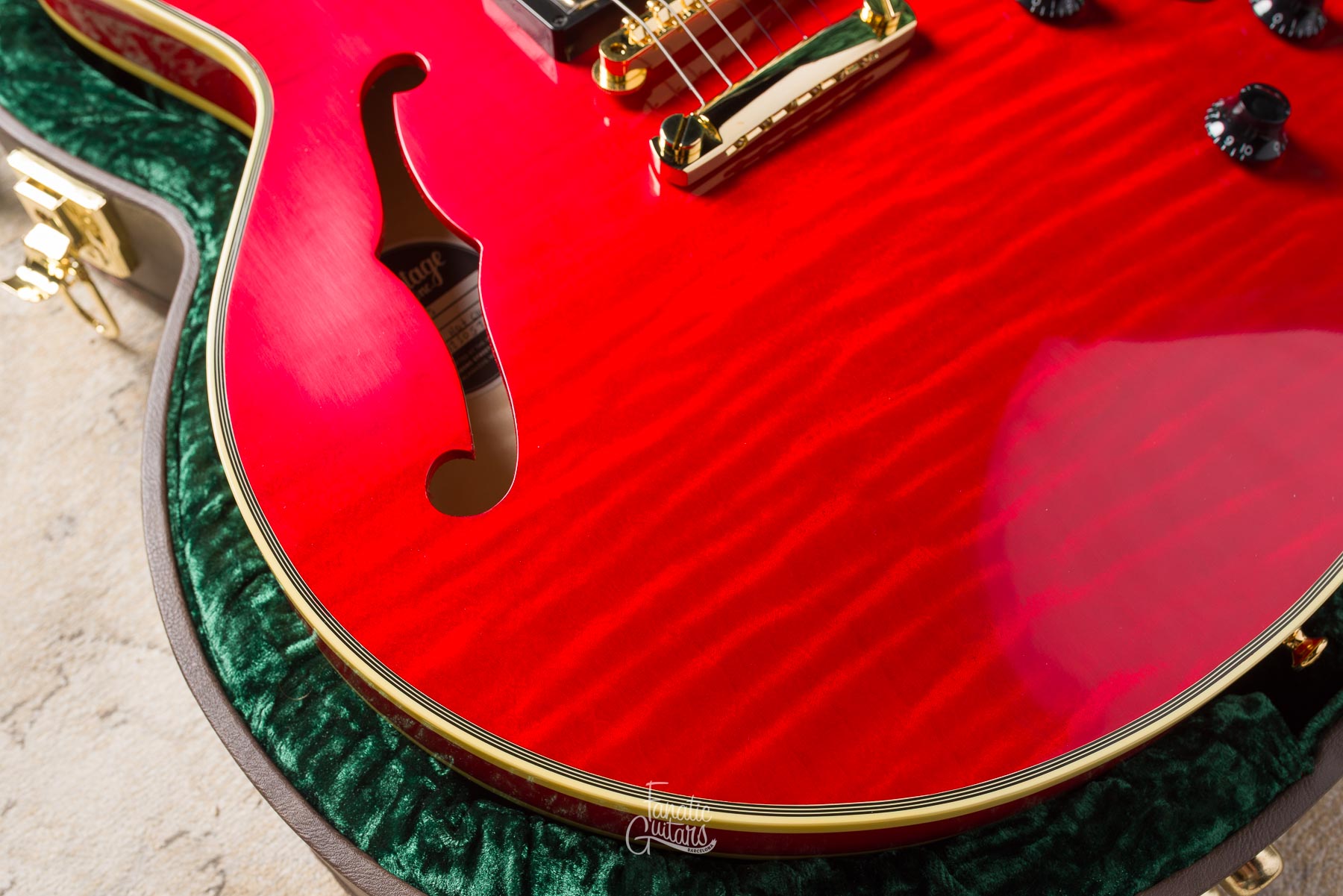 Heritage Custom Shop Core H-555 - Translucent Cherry #HC1250576