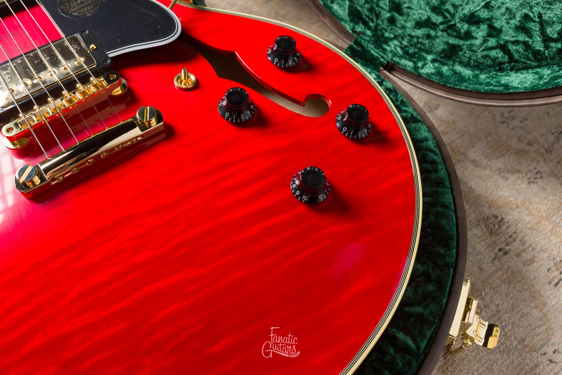 Heritage Custom Shop Core H-555 - Translucent Cherry #HC1250576
