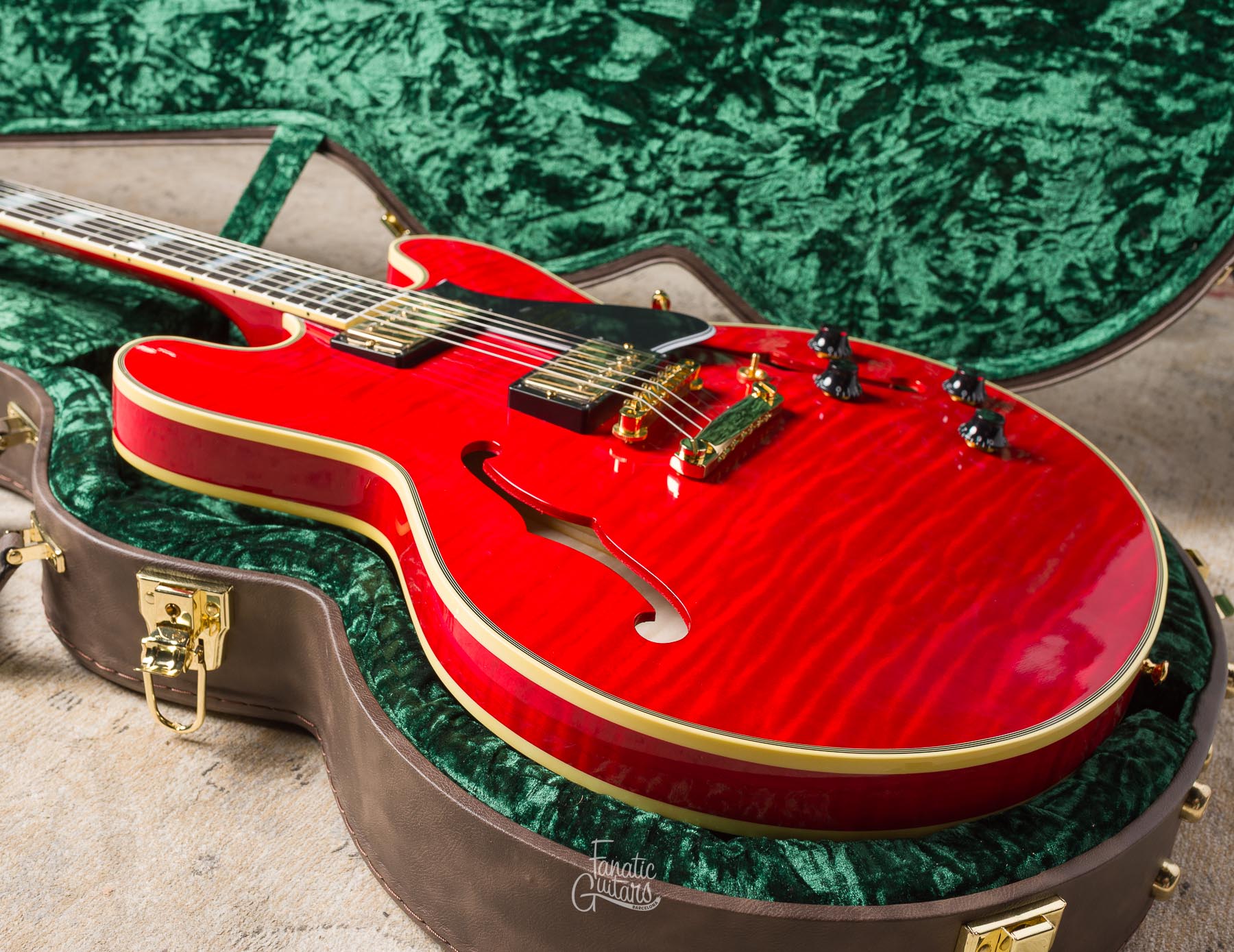 Heritage Custom Shop Core H-555 - Translucent Cherry #HC1250576