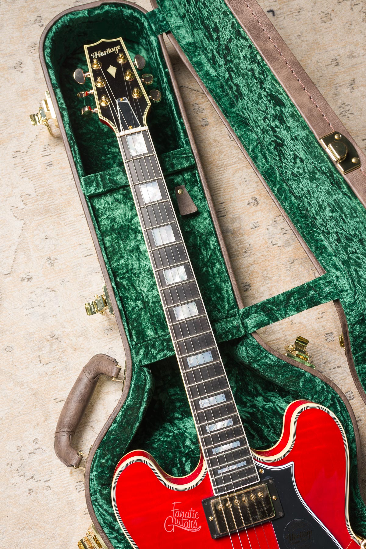 Heritage Custom Shop Core H-555 - Translucent Cherry #HC1250576