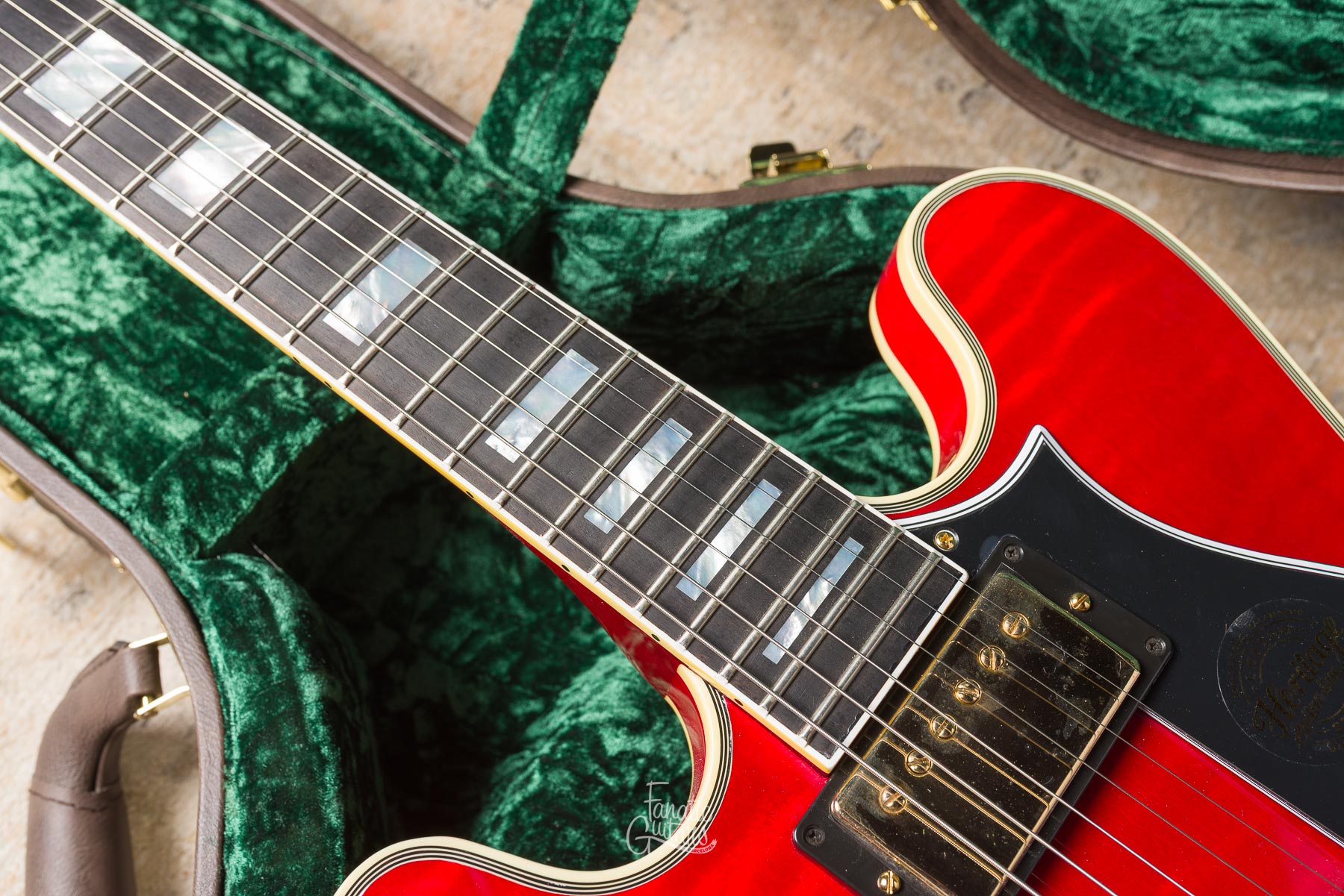 Heritage Custom Shop Core H-555 - Translucent Cherry #HC1250576