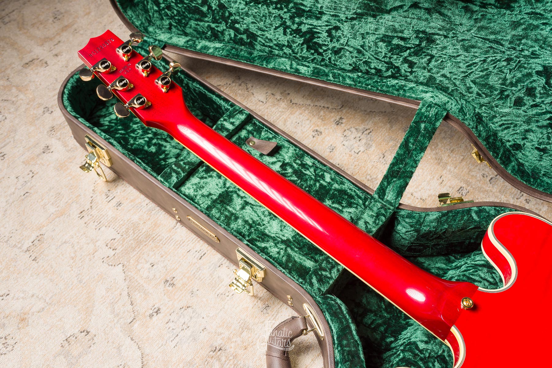 Heritage Custom Shop Core H-555 - Translucent Cherry #HC1250576