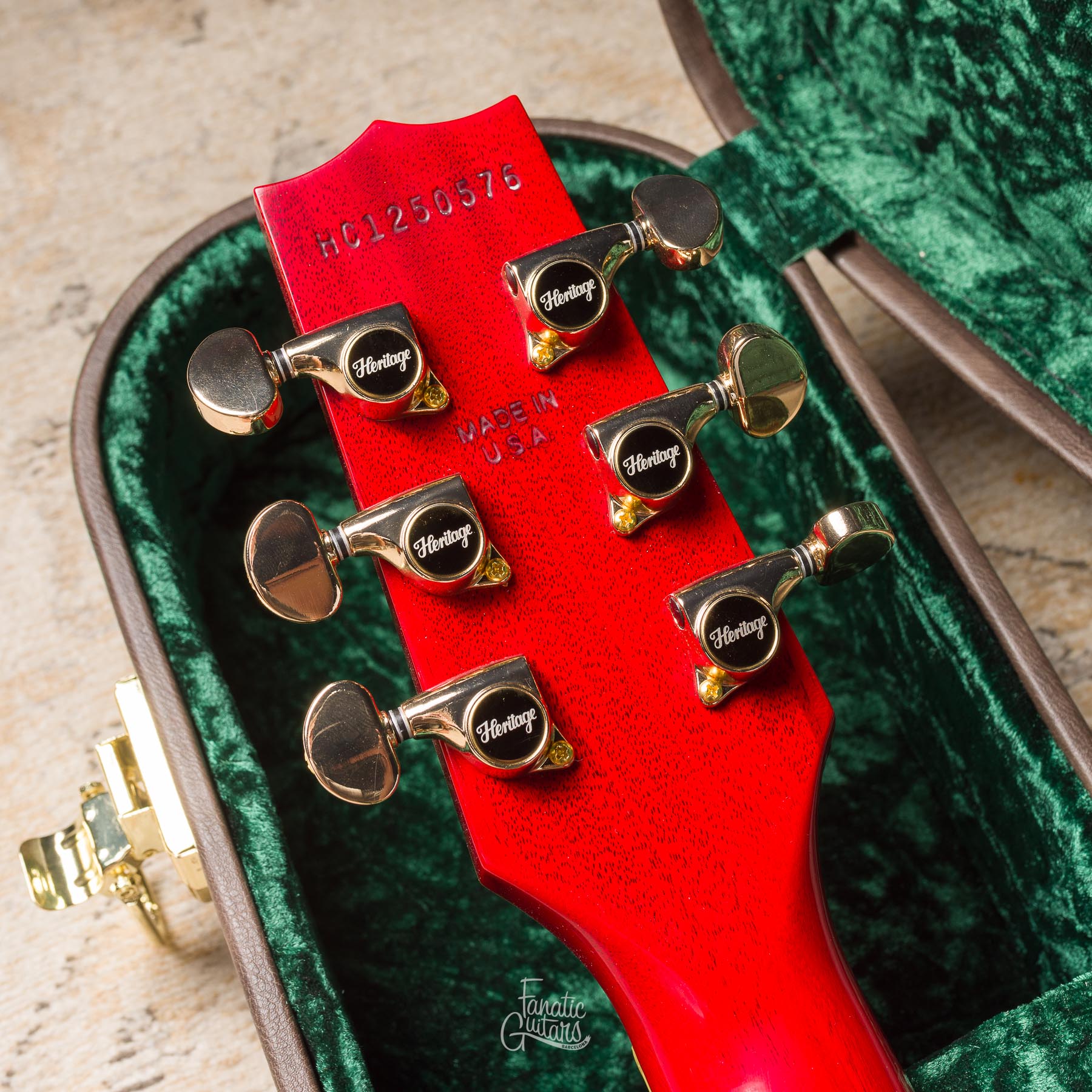 Heritage Custom Shop Core H-555 - Translucent Cherry #HC1250576