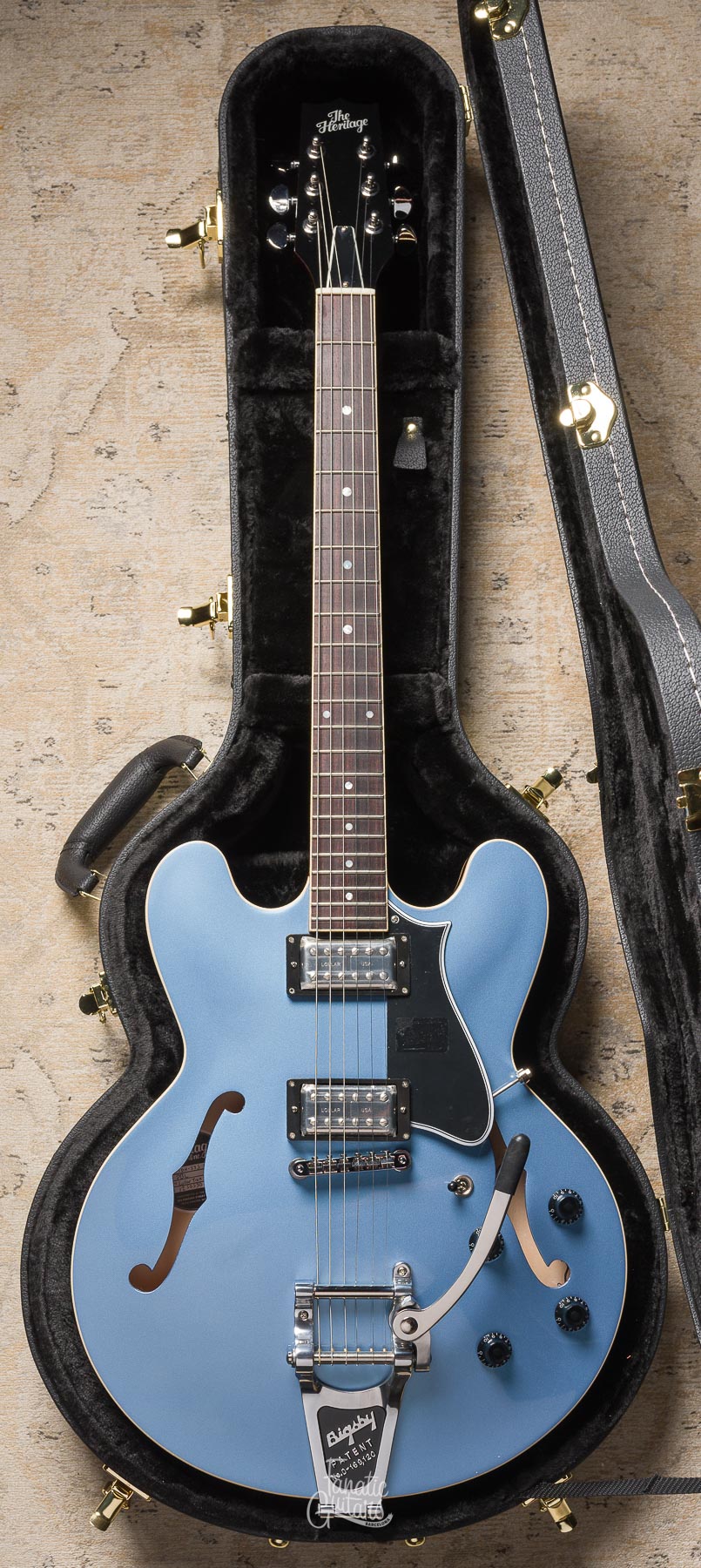 Heritage Guitars Standard H-535 Lollartron Bigsby - Pelham Blue #1250530