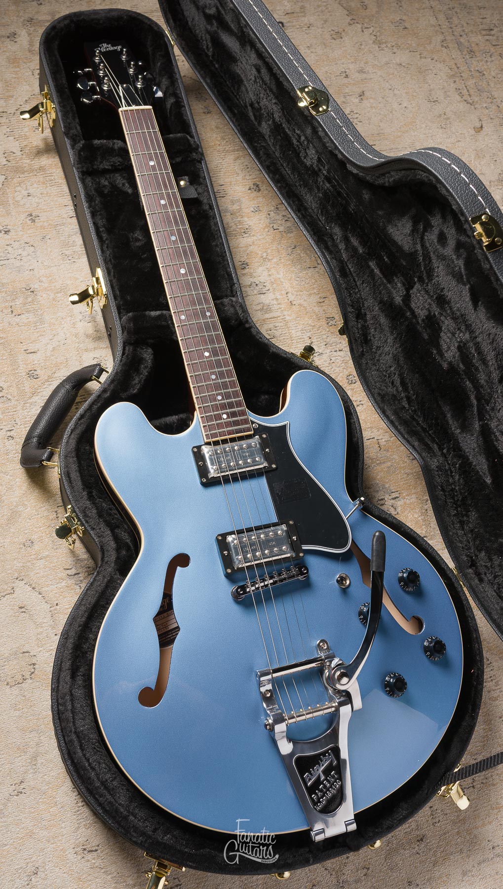 Heritage Guitars Standard H-535 Lollartron Bigsby - Pelham Blue #1250530